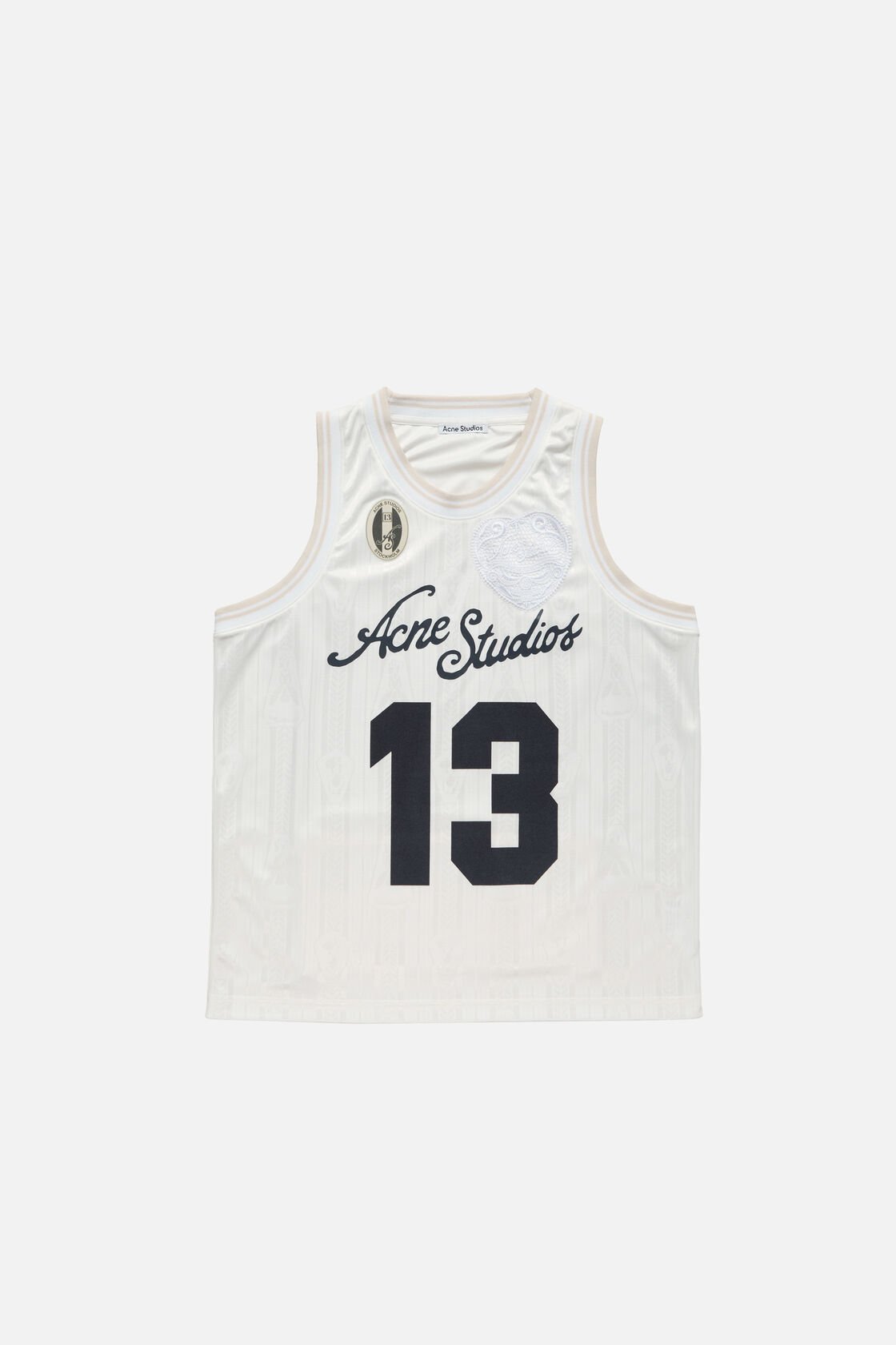 Sports jersey tank top, White, 2000x