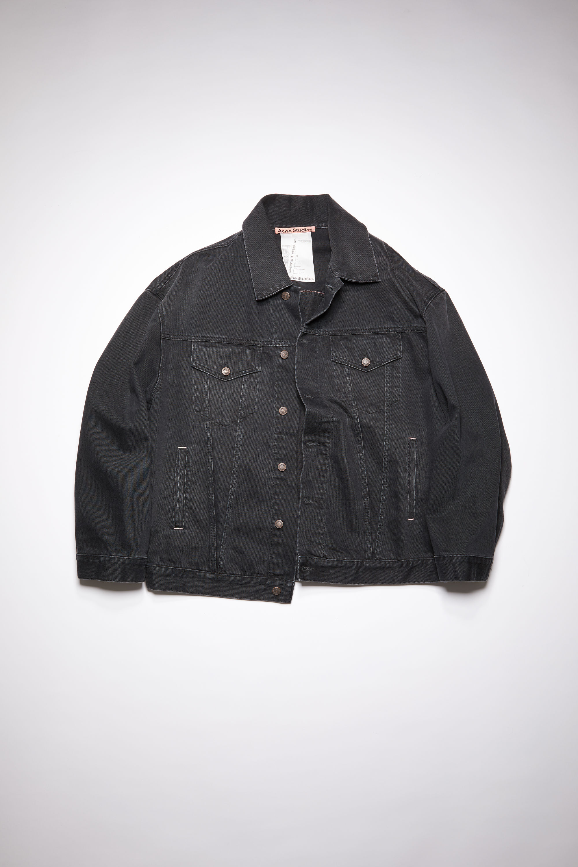 Acne Studios - オーバーサイズ デニムジャケット - ウォッシュドブラック