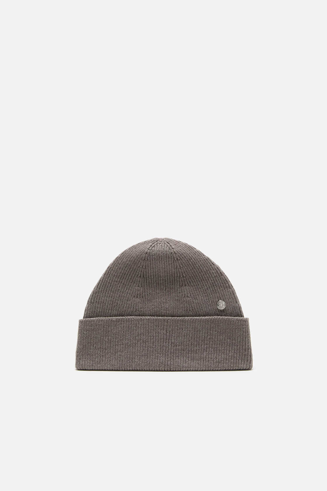 Wool beanie with rivet, Warm Grey Melange, 2000x