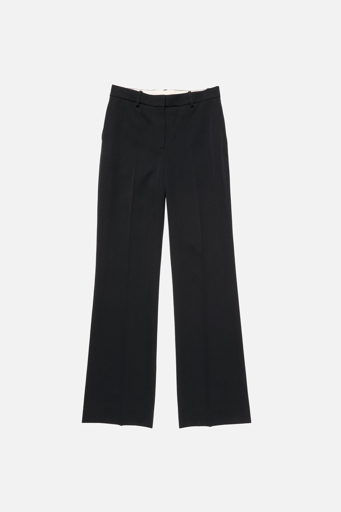 Tailored Wool Stripe Trousers, Navy blue, 2000x