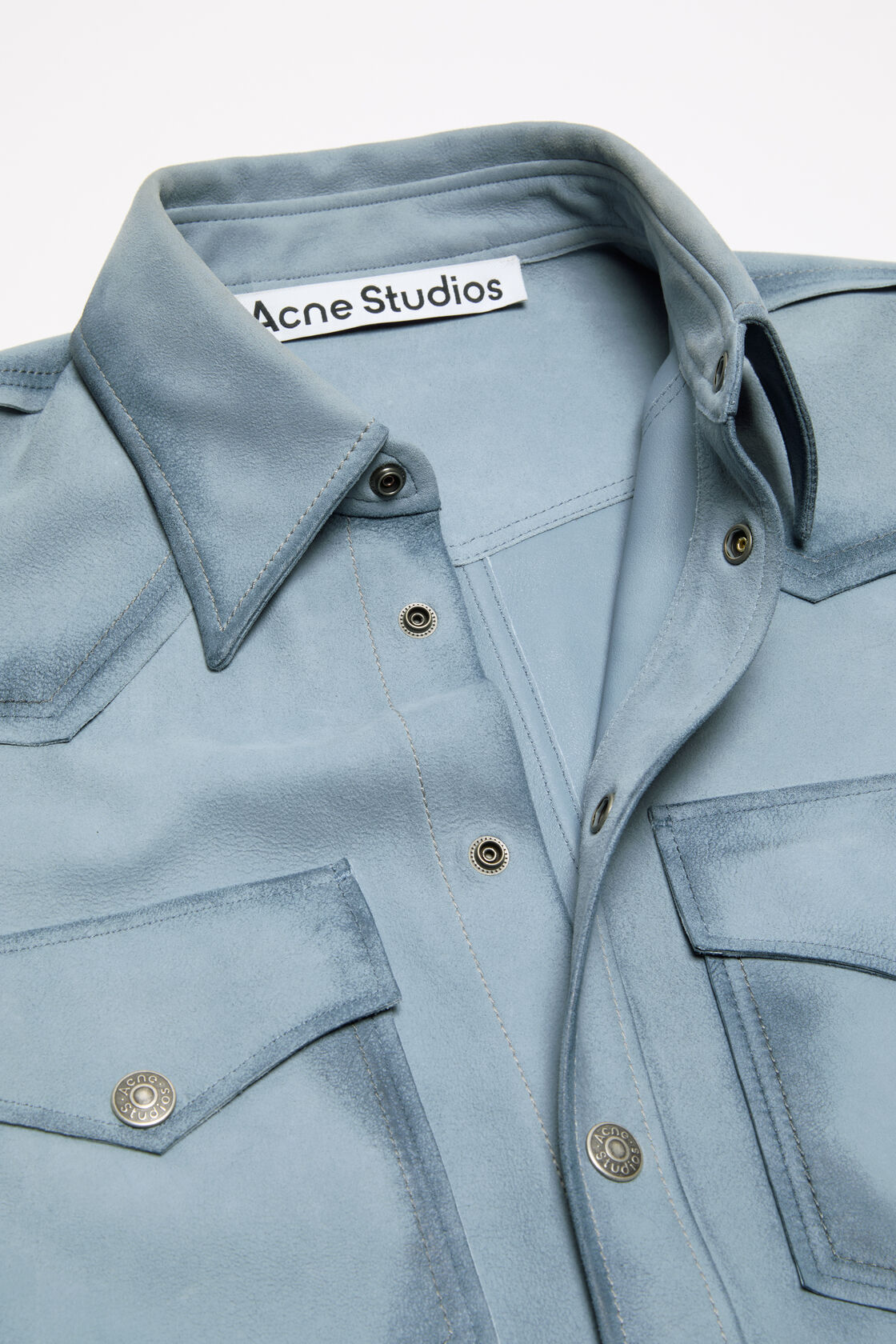 Suede overshirt, Light blue, 2000x