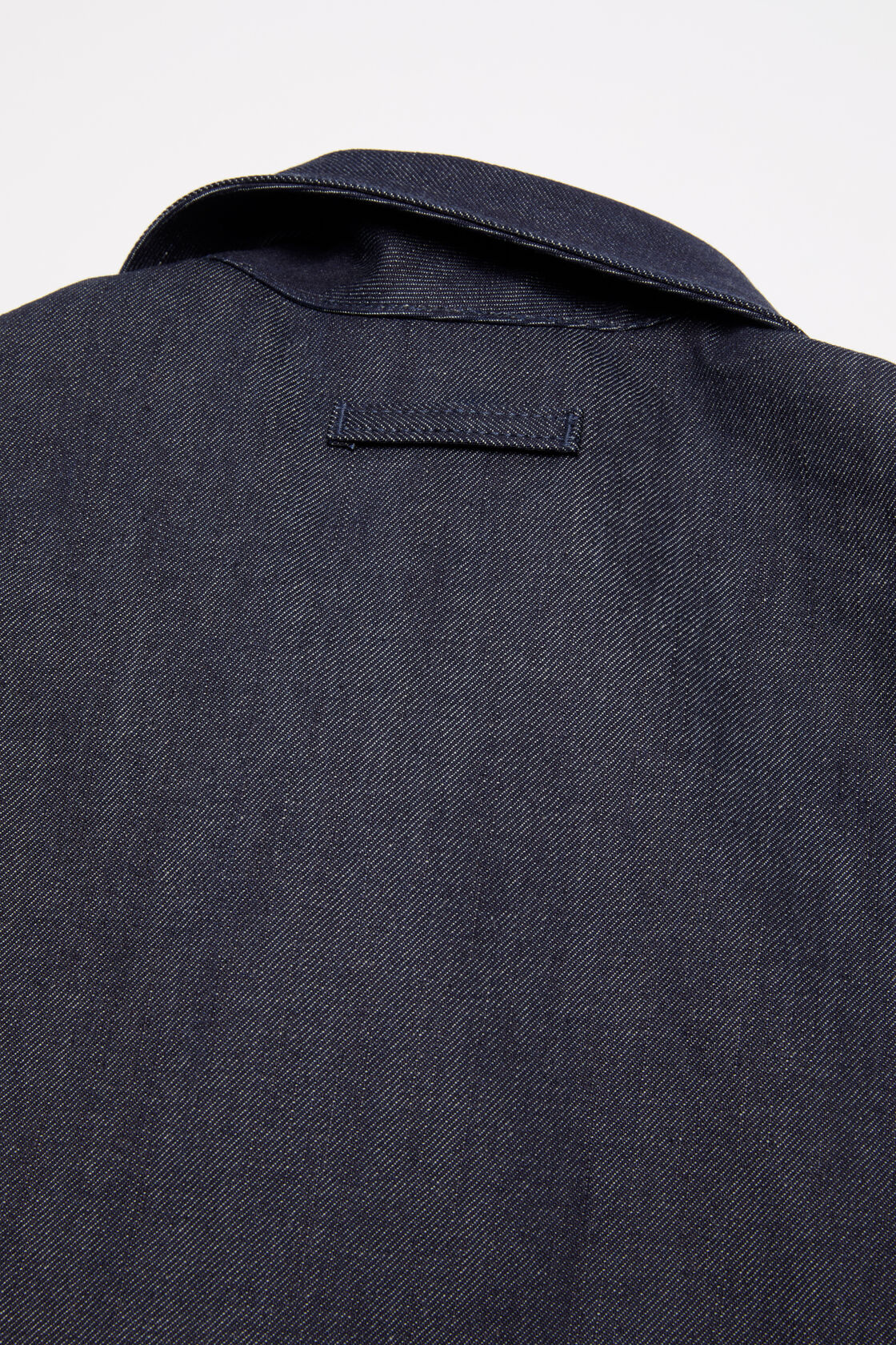 Branded selvedge denim jacket, Indigo blue, 2000x