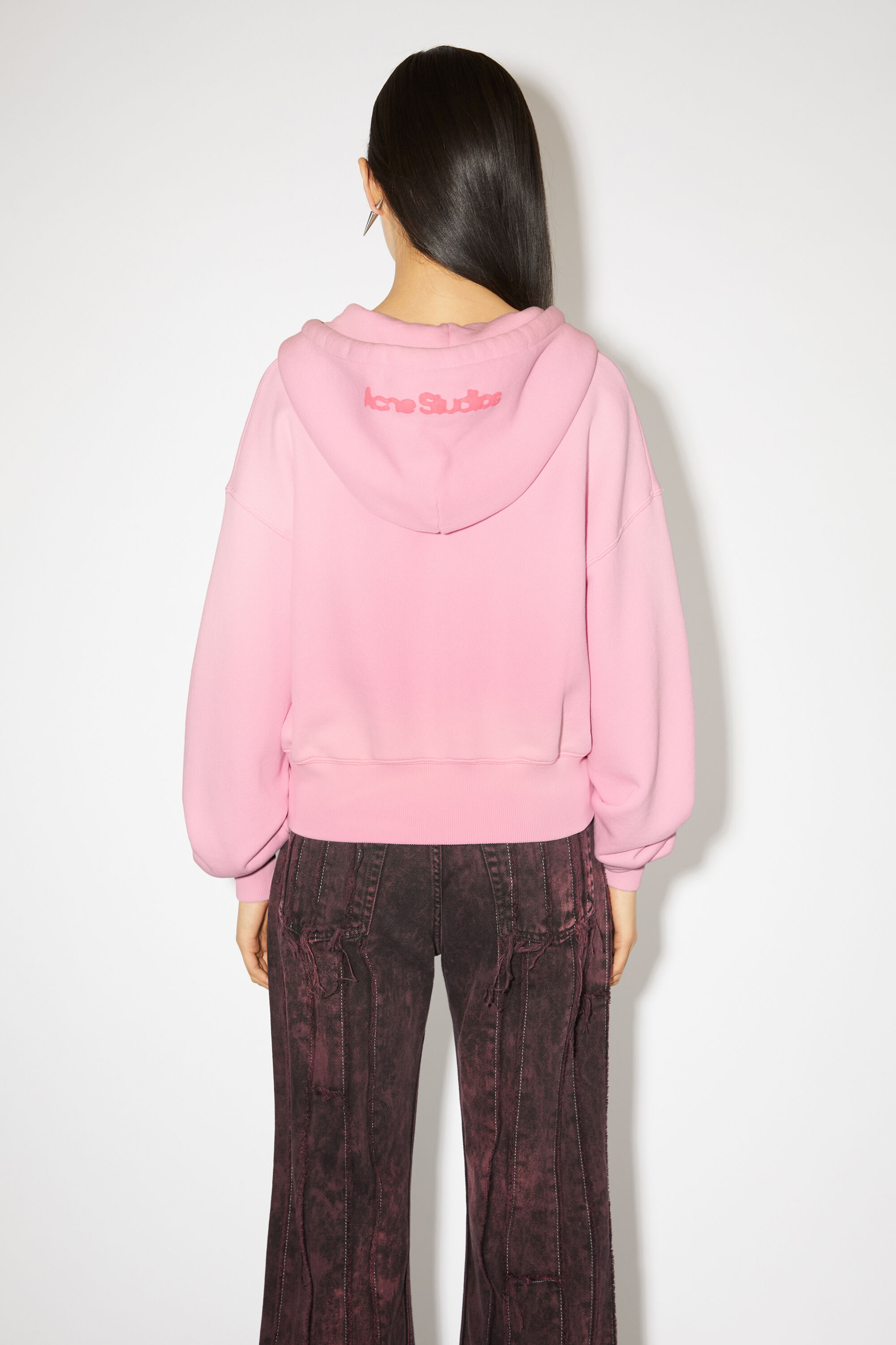 아크네 스튜디오 Acne Studios Dyed zippered jacket - Bubble Pink,Bubble pink