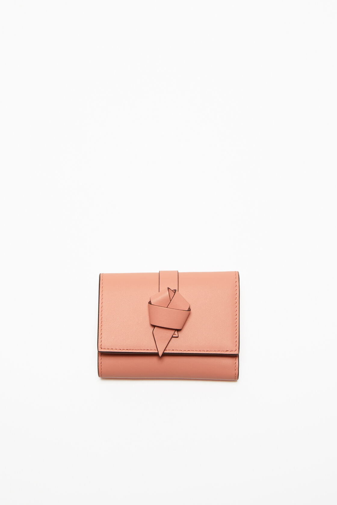 Musubi folded wallet, Salmon pink, 2000x