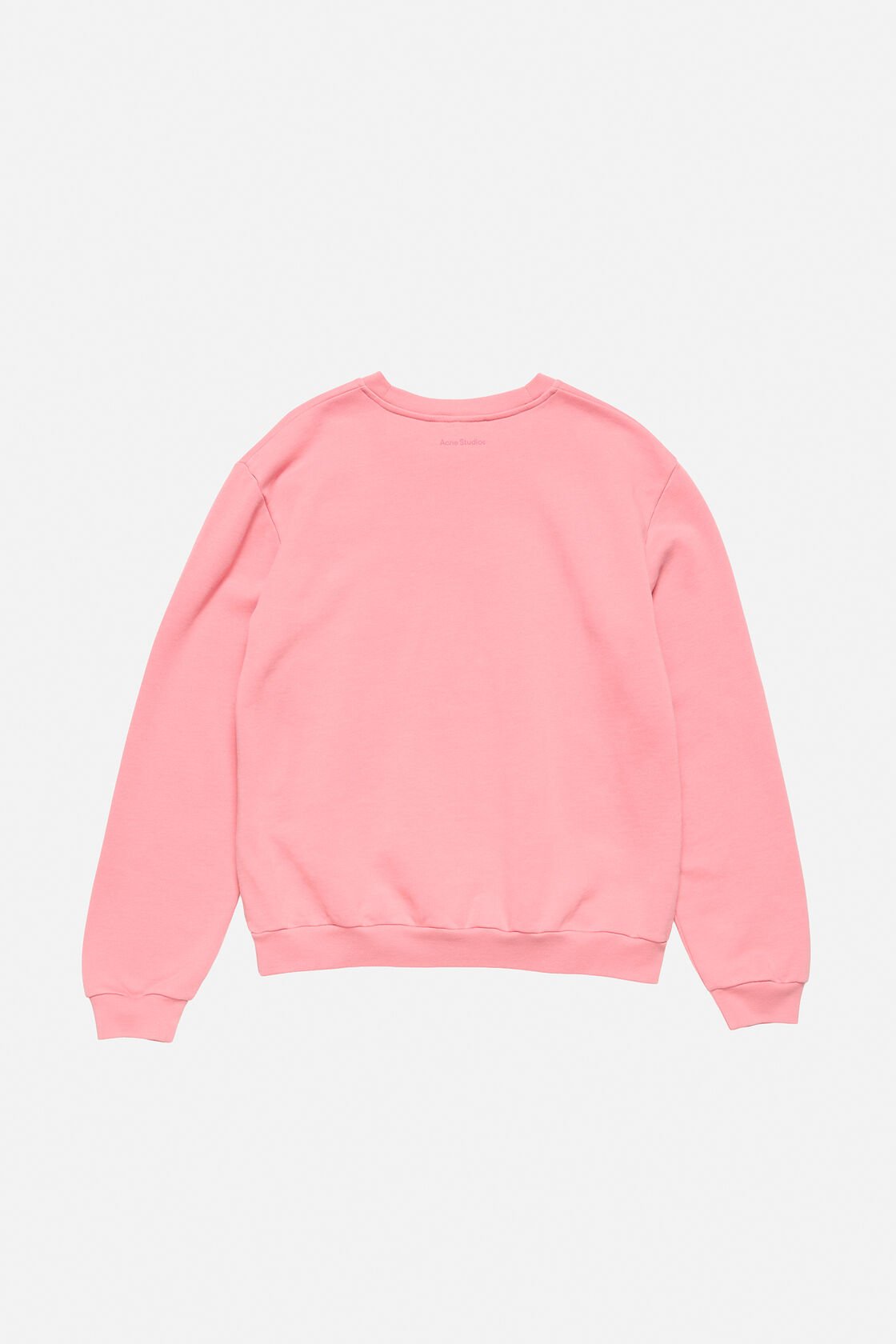Crew neck fleece sweater, Tango pink, 2000x
