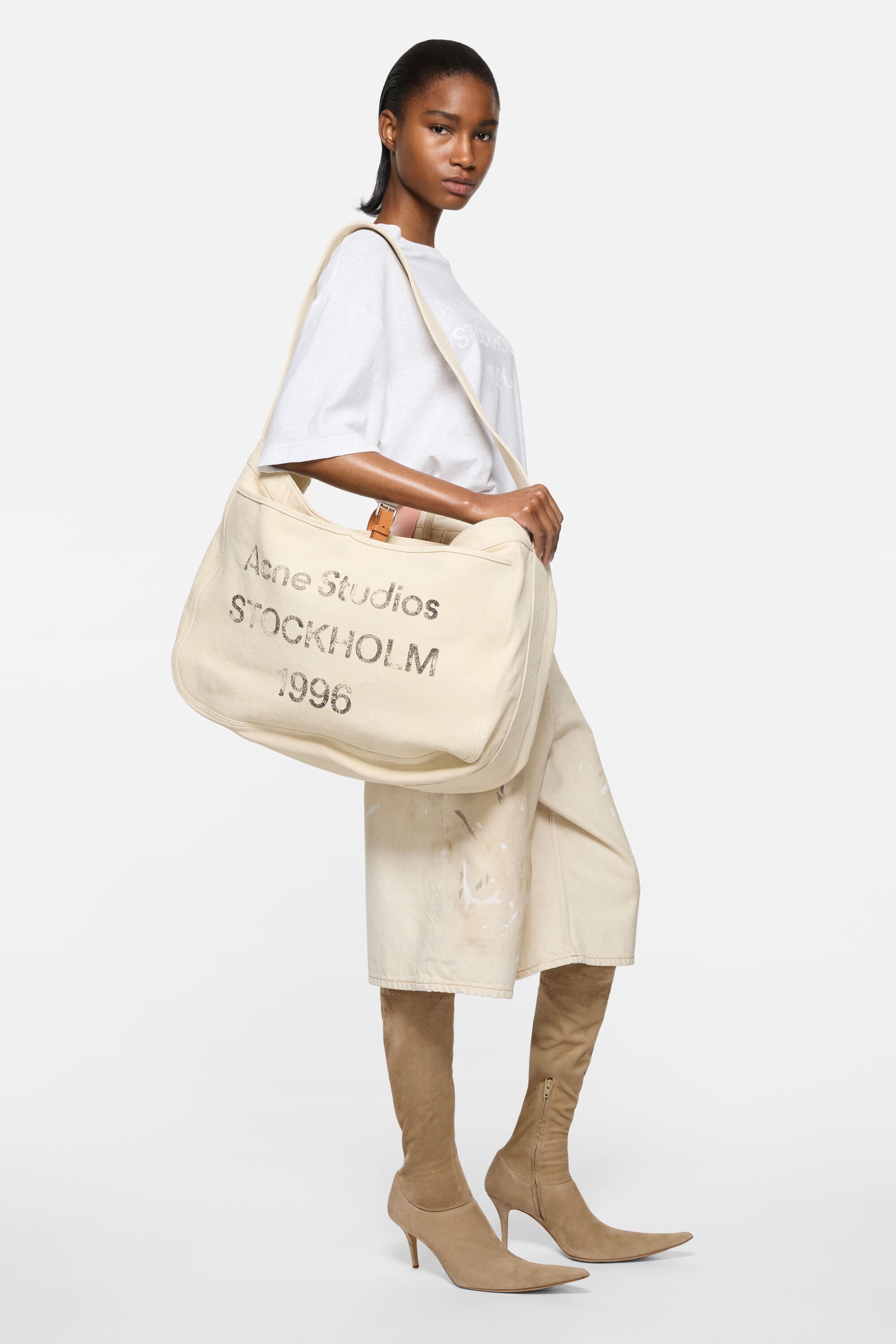 Acne Studios ショッピングバッグ 23枚セット Acne Studios - 1996ロゴクロスボディトートバッグ - ホワイト