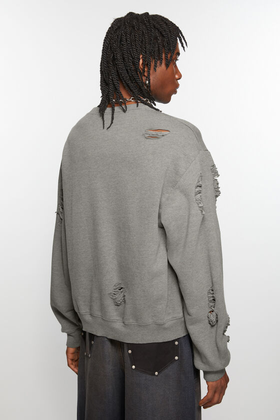 Acne Studios - Sweater printed logo - Moss Green
