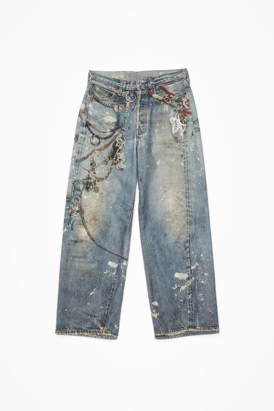 Acne Studios - Baggy fit trousers - 1981F - Mid Blue 