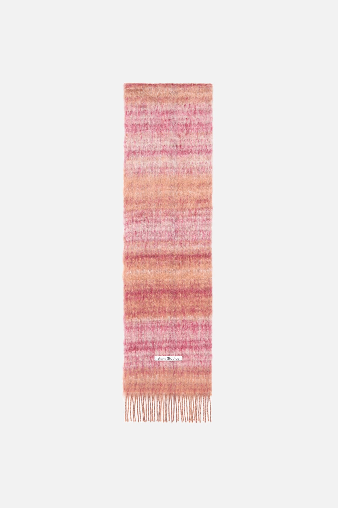 Fringed mohair scarf, Pink/Fuchsia, 2000x