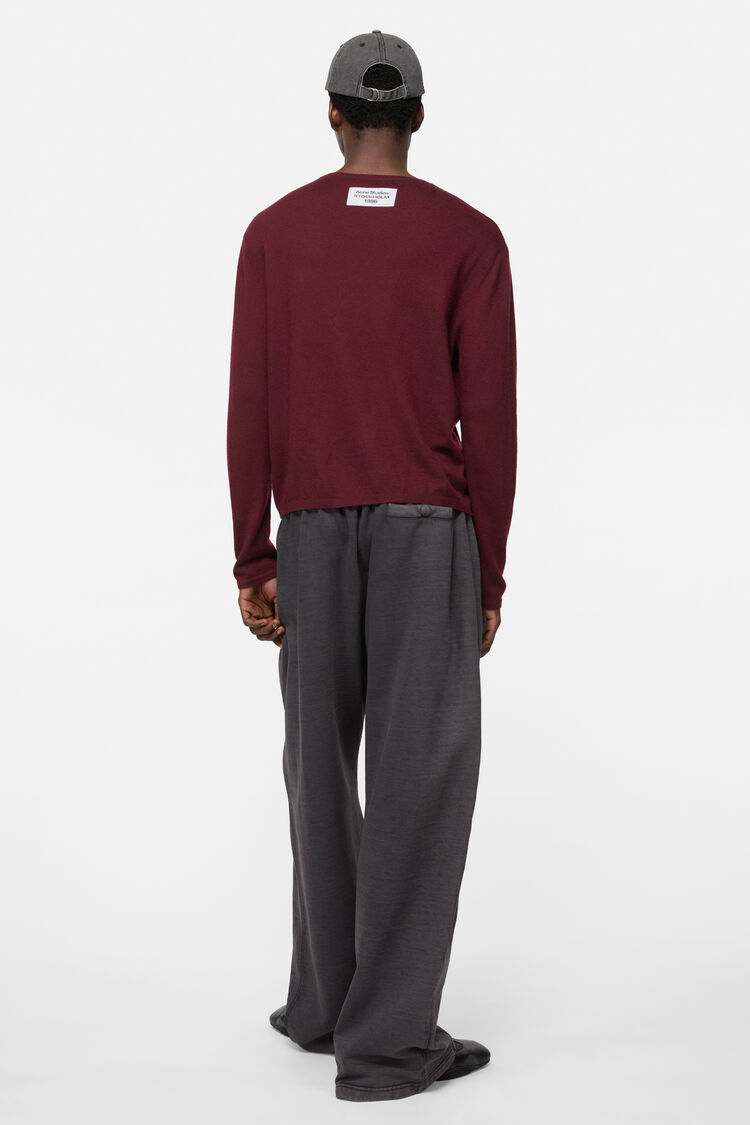 FN-MN-KNIT000520, Dark burgundy