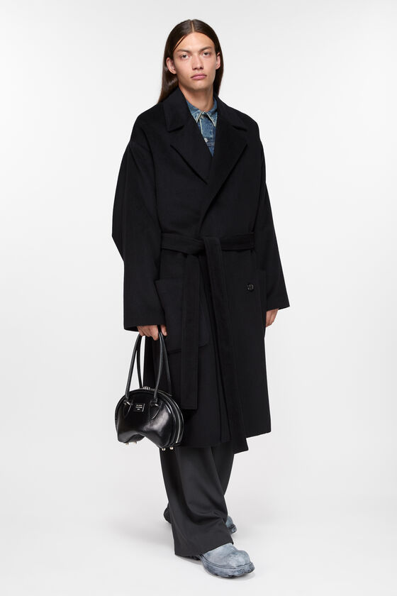 Acne Studios - ダブルブレストコート - ブラック