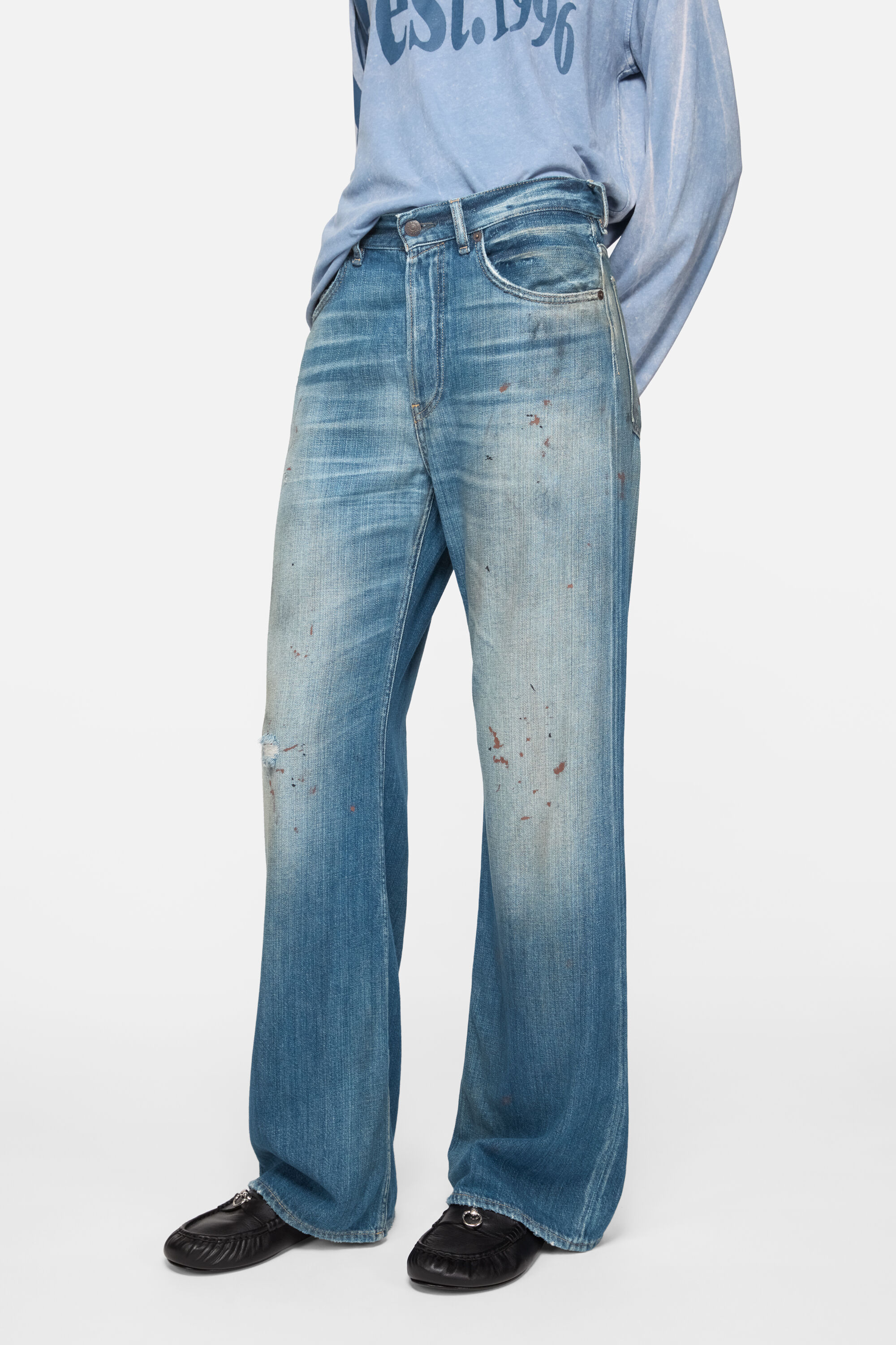 Acne Studios - Regular fit jeans - 2021F - Mid Blue
