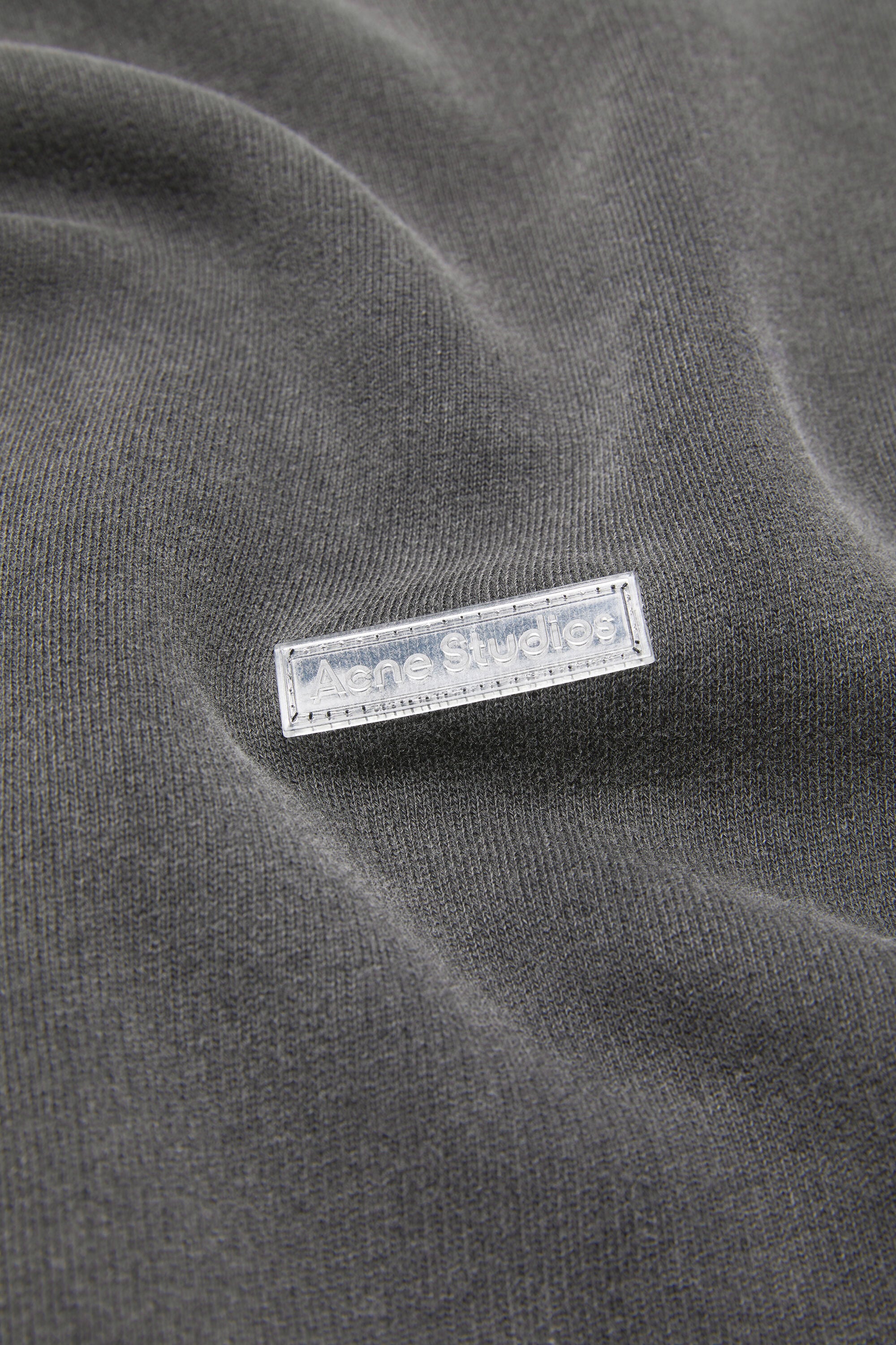 Acne Studios - ラバーロゴフリーススウェットシャツ - フェイデッド