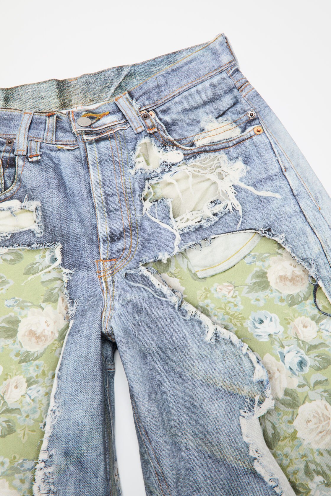 Trompe-l&rsquo;&oelig;il jeans - 1981, Blue/green, 2000x