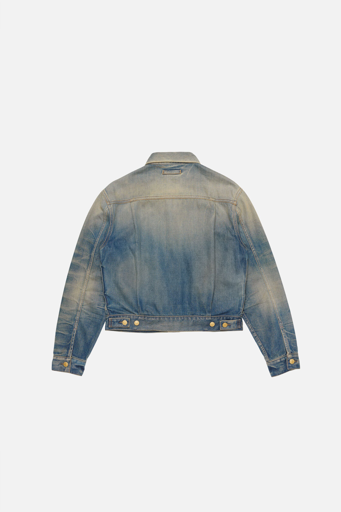 Scraped denim jacket, Mid Blue, 2000x