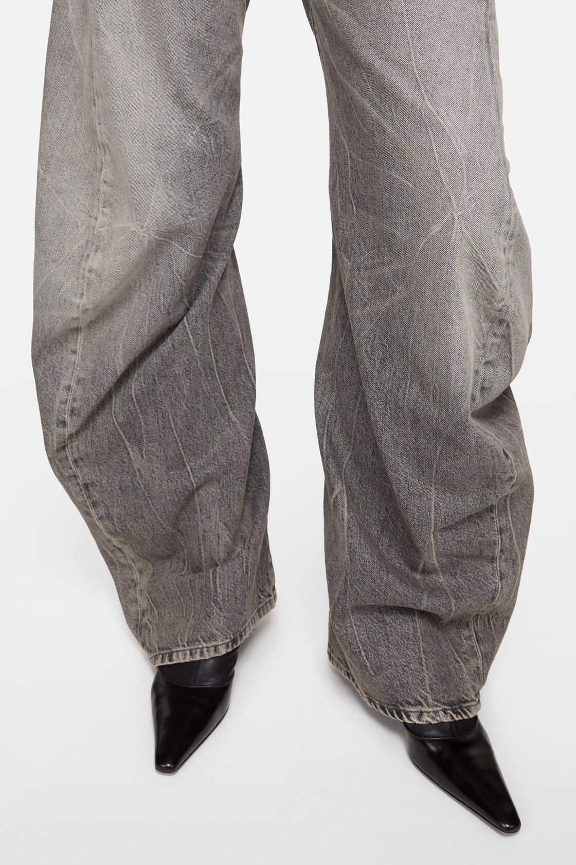 Loose fit jeans - 2006F, Washed Black, 2000x