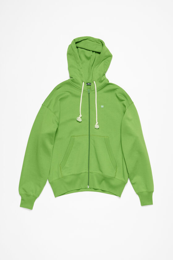 Acne Studios - Pullover mit Reißverschluss mit Kapuze - Hellgrau 
