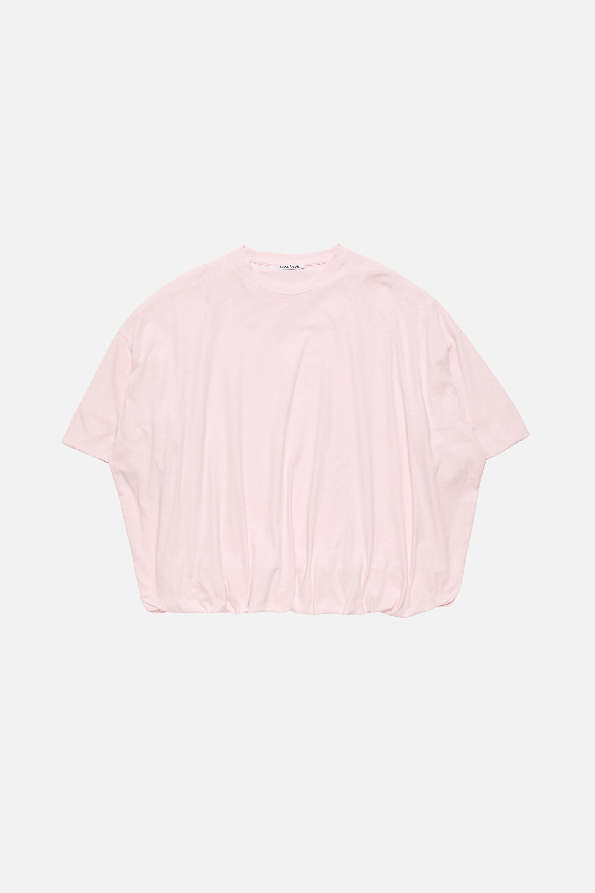 Acne Studios - Gathered logo t-shirt - Baby pink