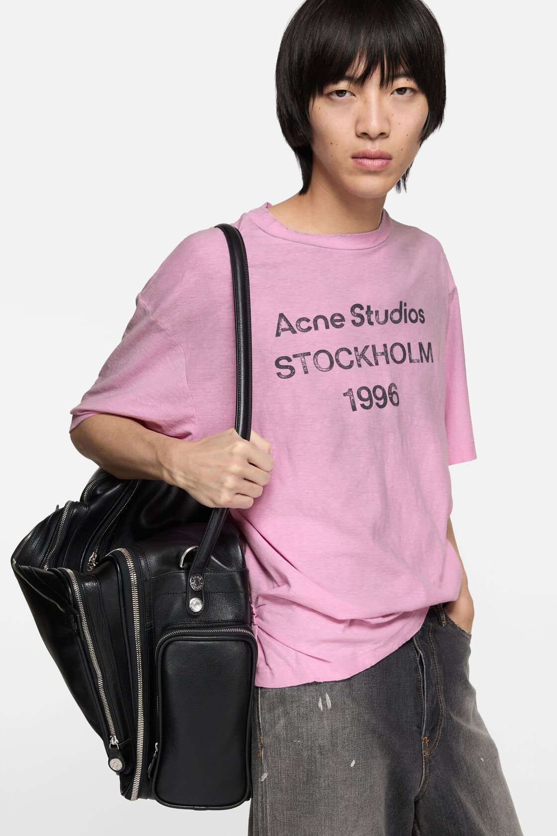 Logo t-shirt - Relaxed fit, Cotton candy pink, 2000x