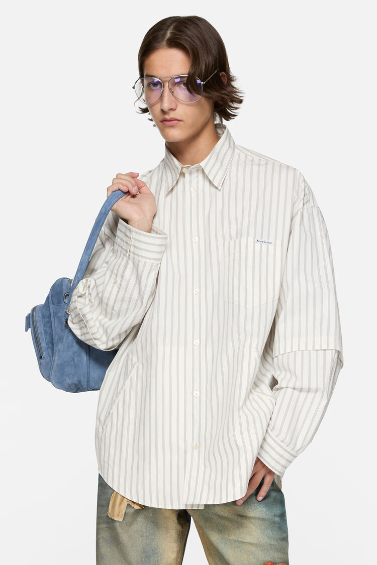 FN-MN-SHIR000952, Off white/grey