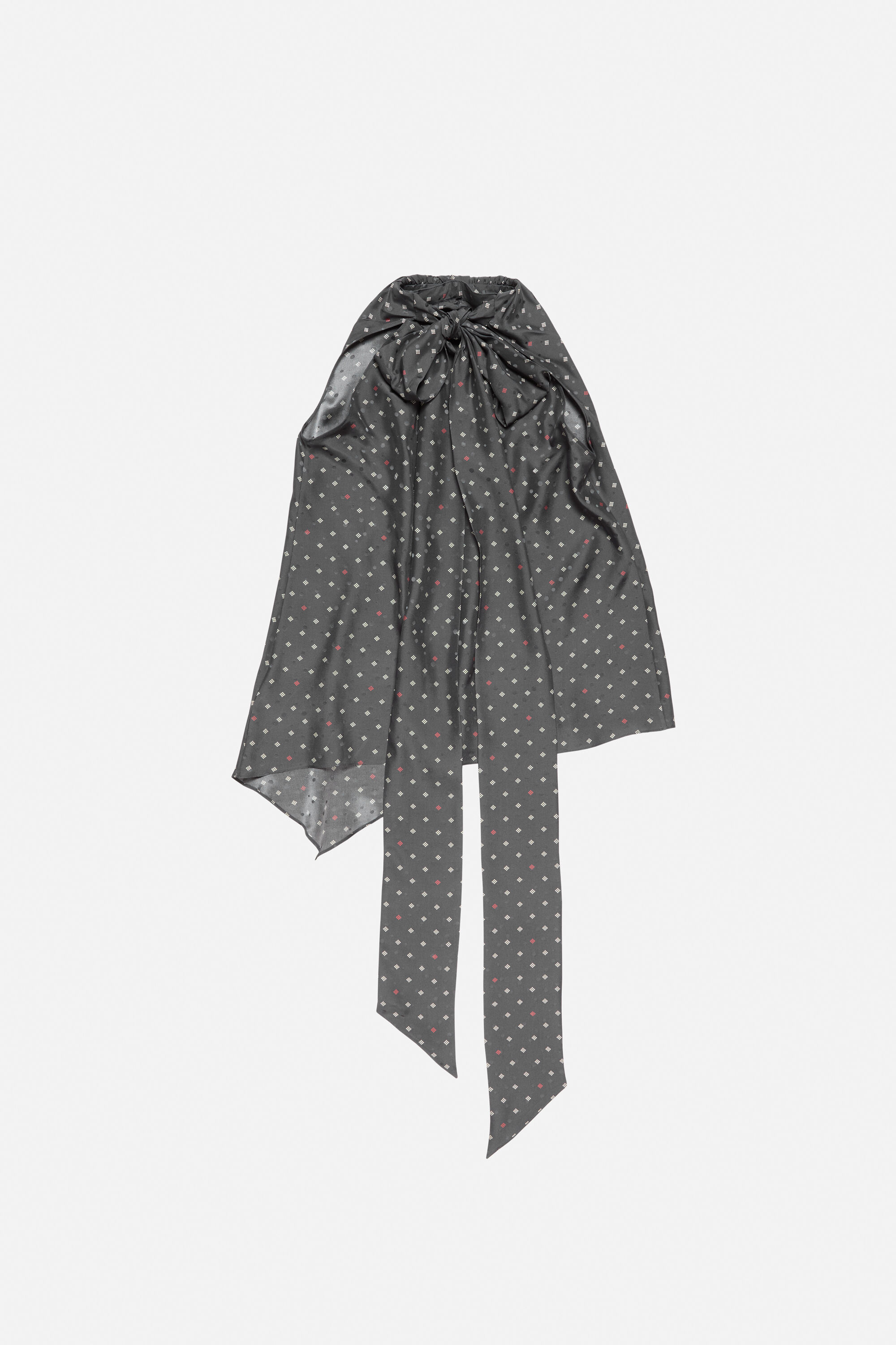 Acne Studios - シルクリボンブラウス - グレー