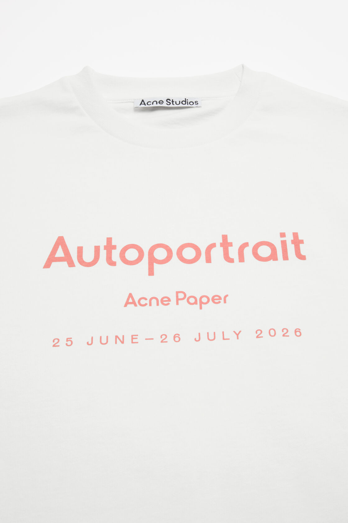 Acne Paper T-Shirt, White, 2000x
