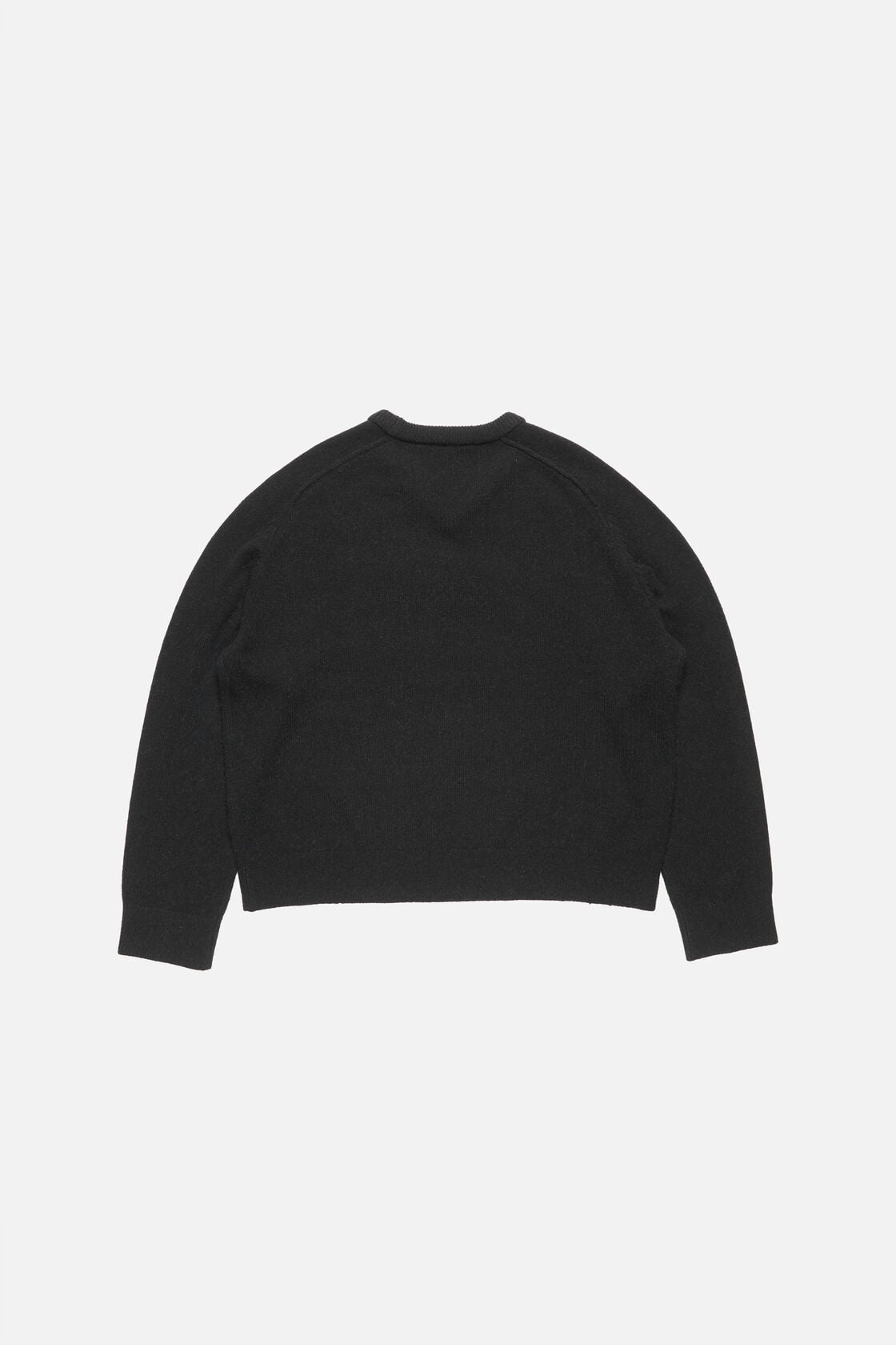 Camel hair v-neck sweater, Black, 2000x