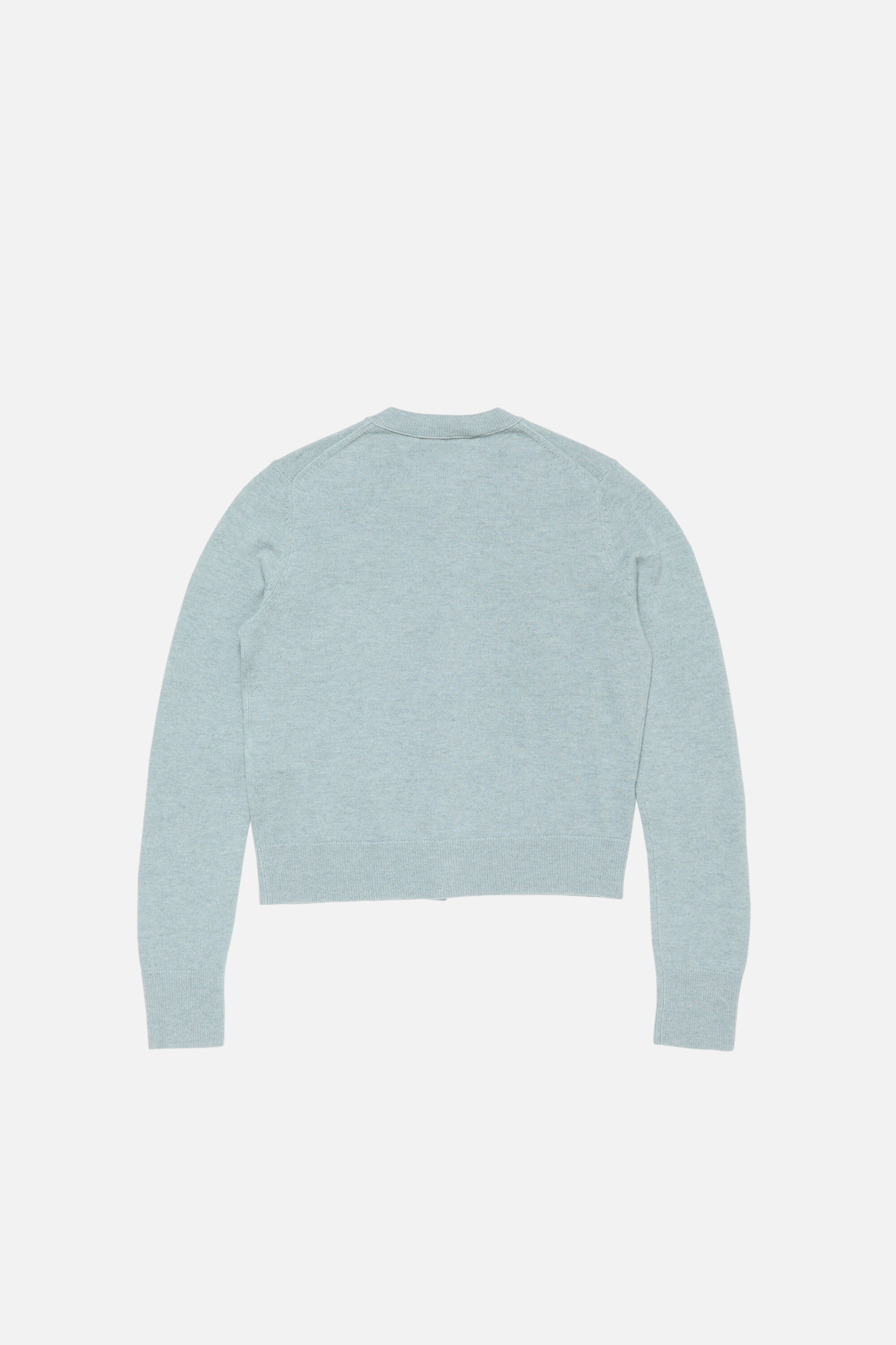 Acne Studios - Fitted cardigan - yak wool - Dusty blue