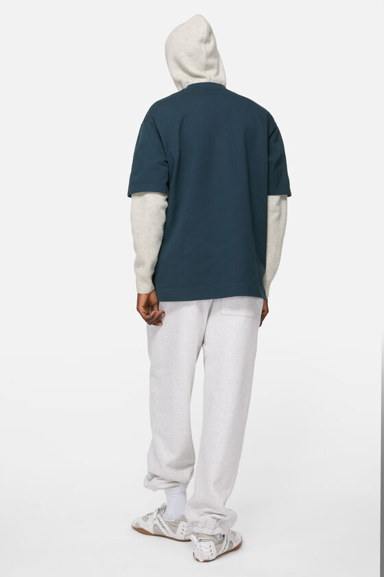 Acne Studios - ロゴTシャツ - リラックスフィット - ディープブルー