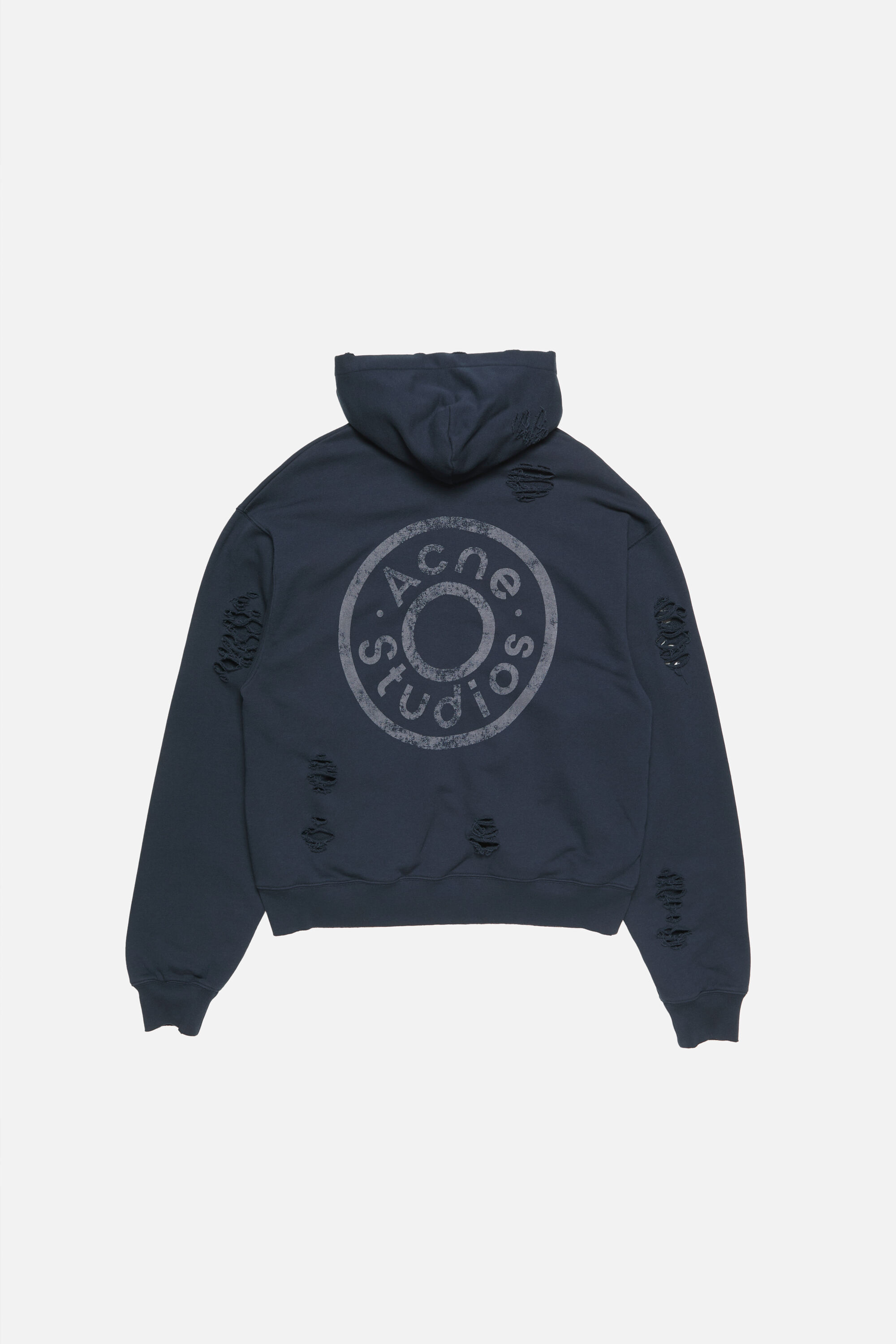 Acne Studios 24SS Logo Hoodie Sweater 黒 Acne Studios - Fleece logo hoodie - Black