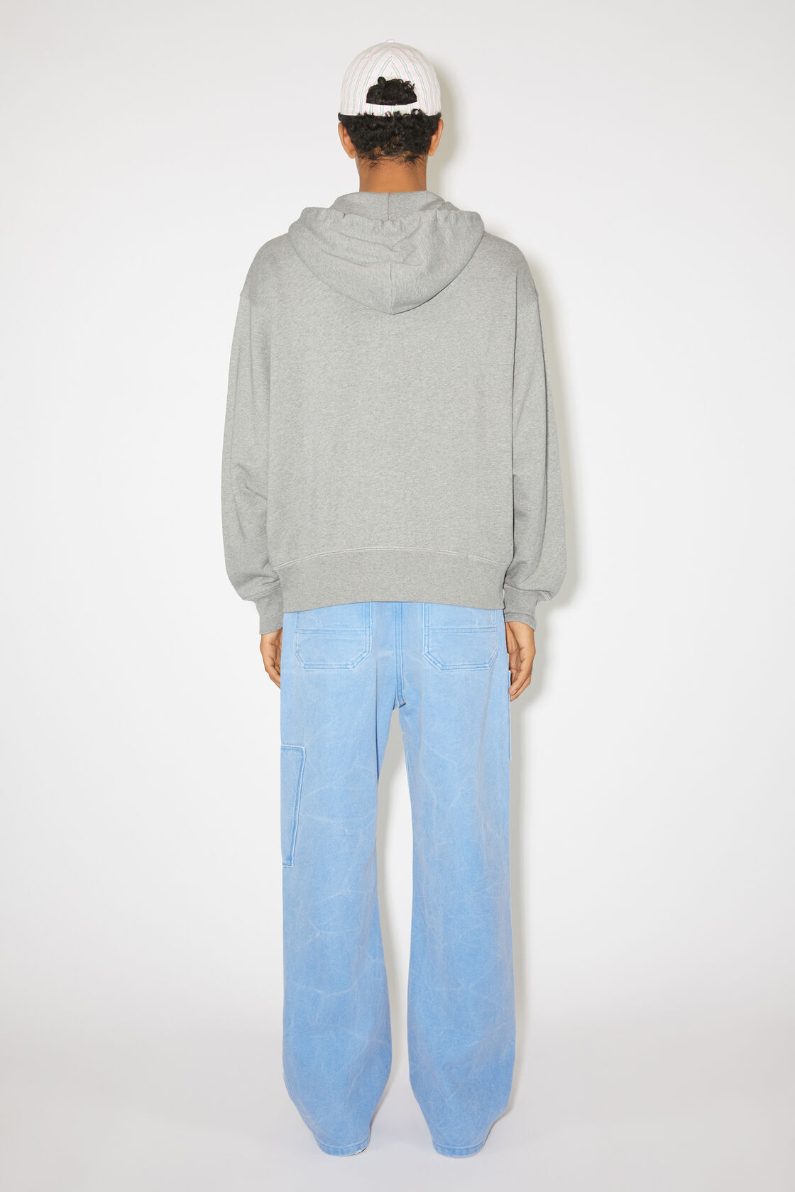 连帽拉链运动衫, 浅麻灰色, 2000x