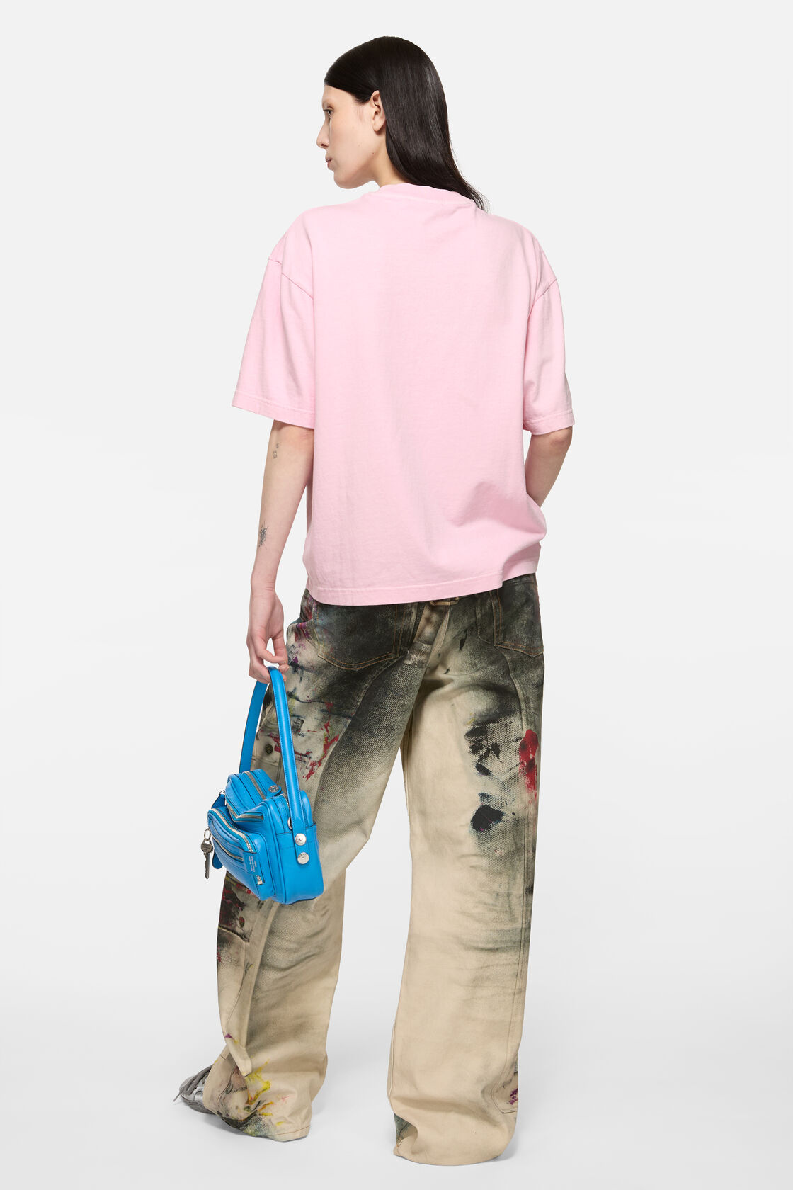 徽标T恤, 浅粉色, 2000x