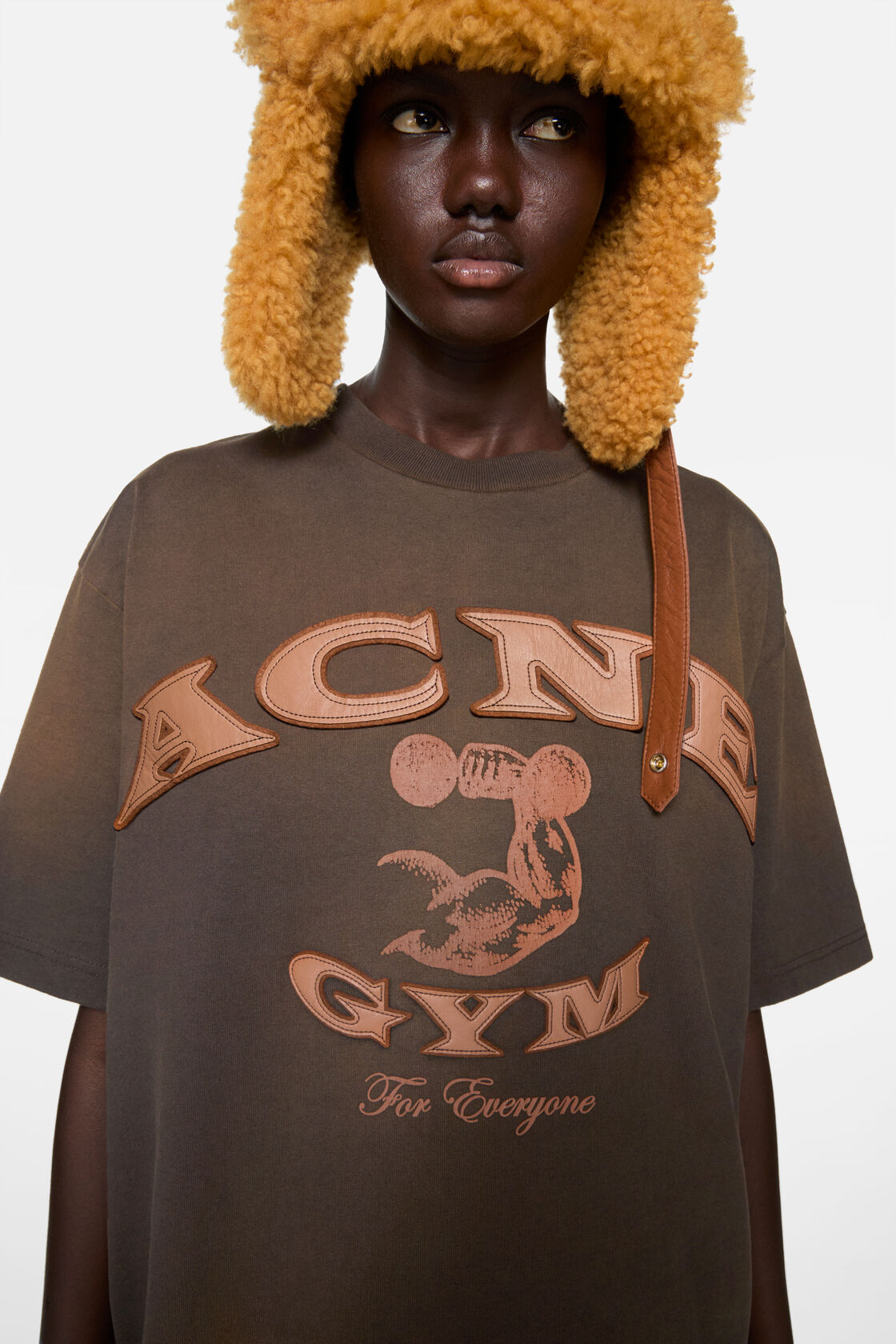 Logo t-shirt, Dark brown, 2000x