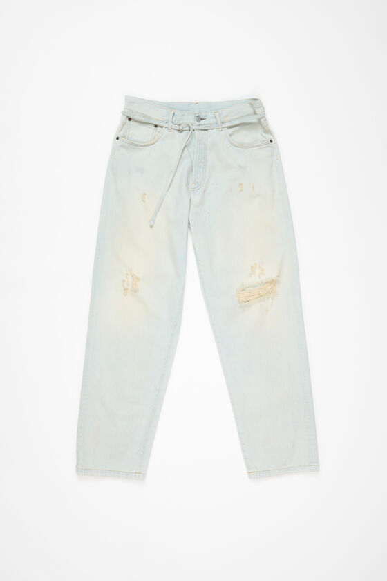 Acne Studios - Loose fit jeans - 1991 Toj - Light blue/white