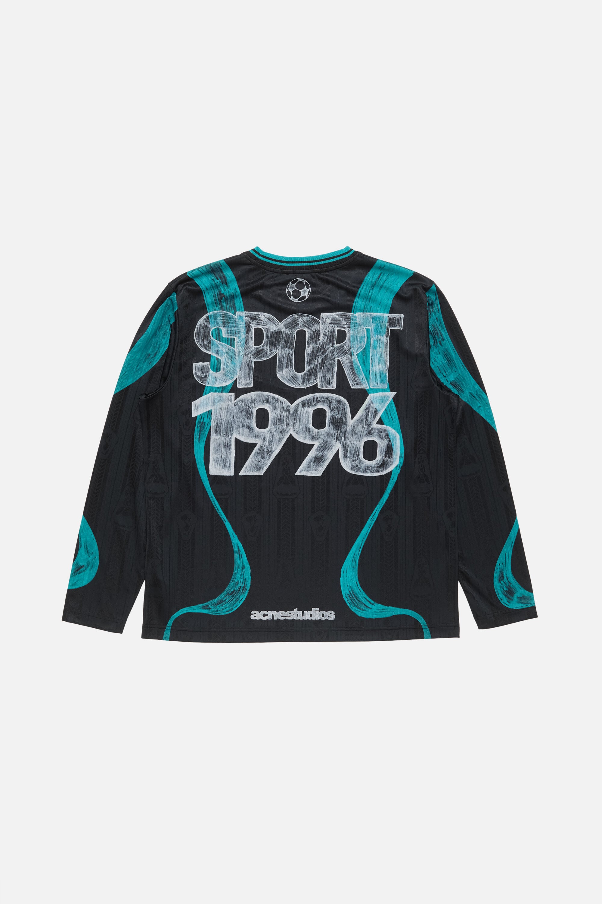 Acne Studios - Sports jersey graphic t-shirt - Black
