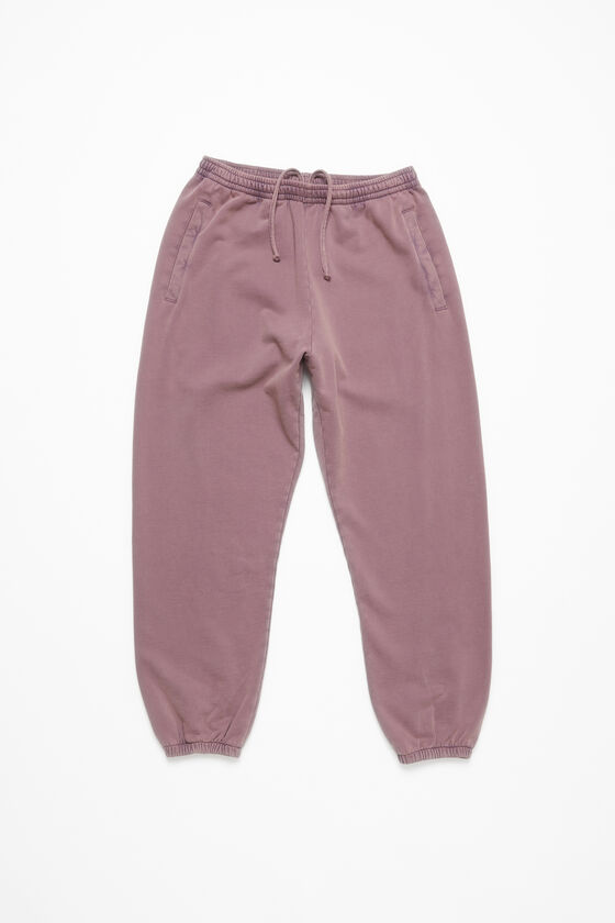 Acne Studios - コットンスウェットパンツ - プラムパープル