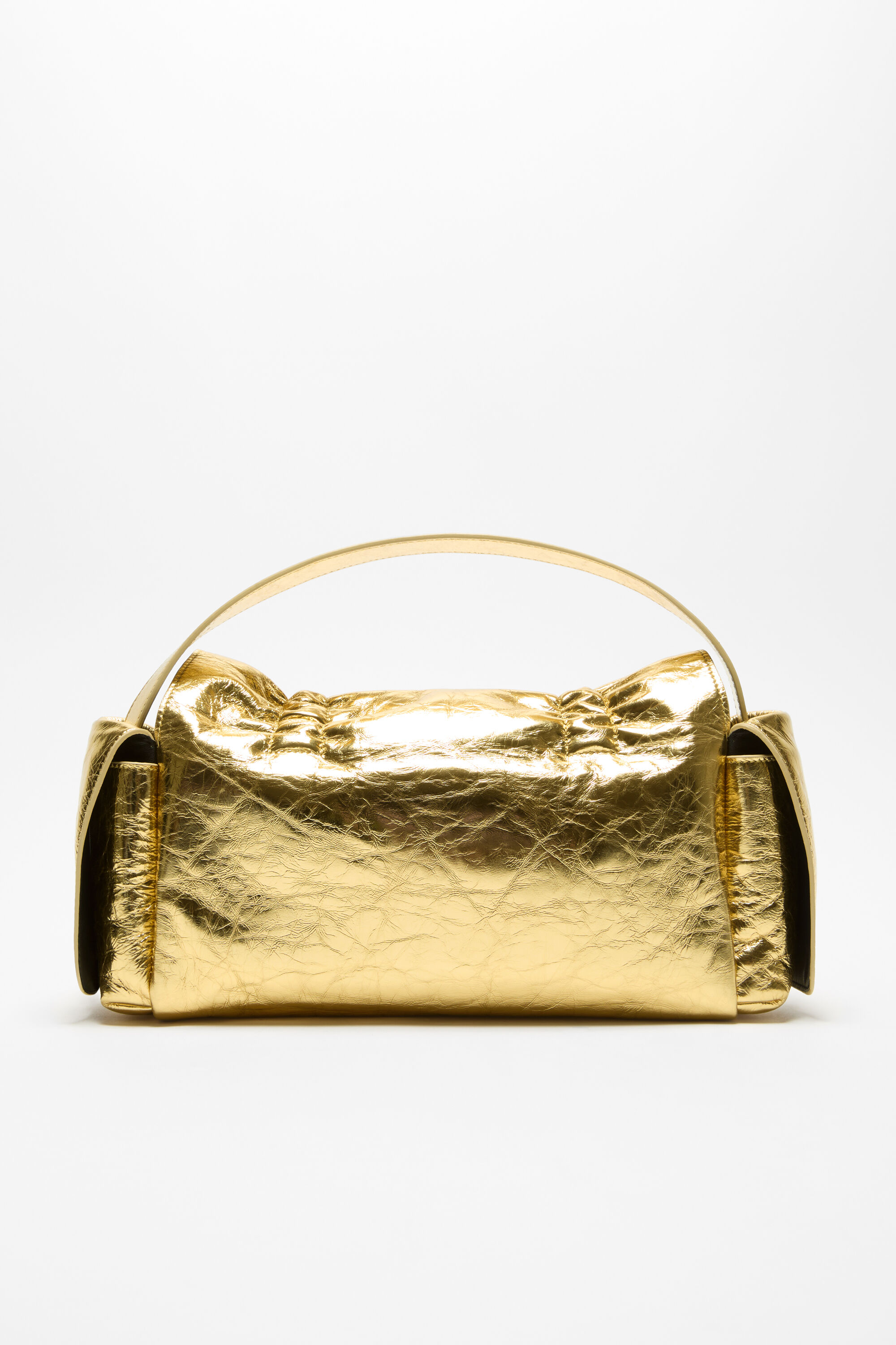 Acne Studios - Multipocket metallic shoulder bag - Gold