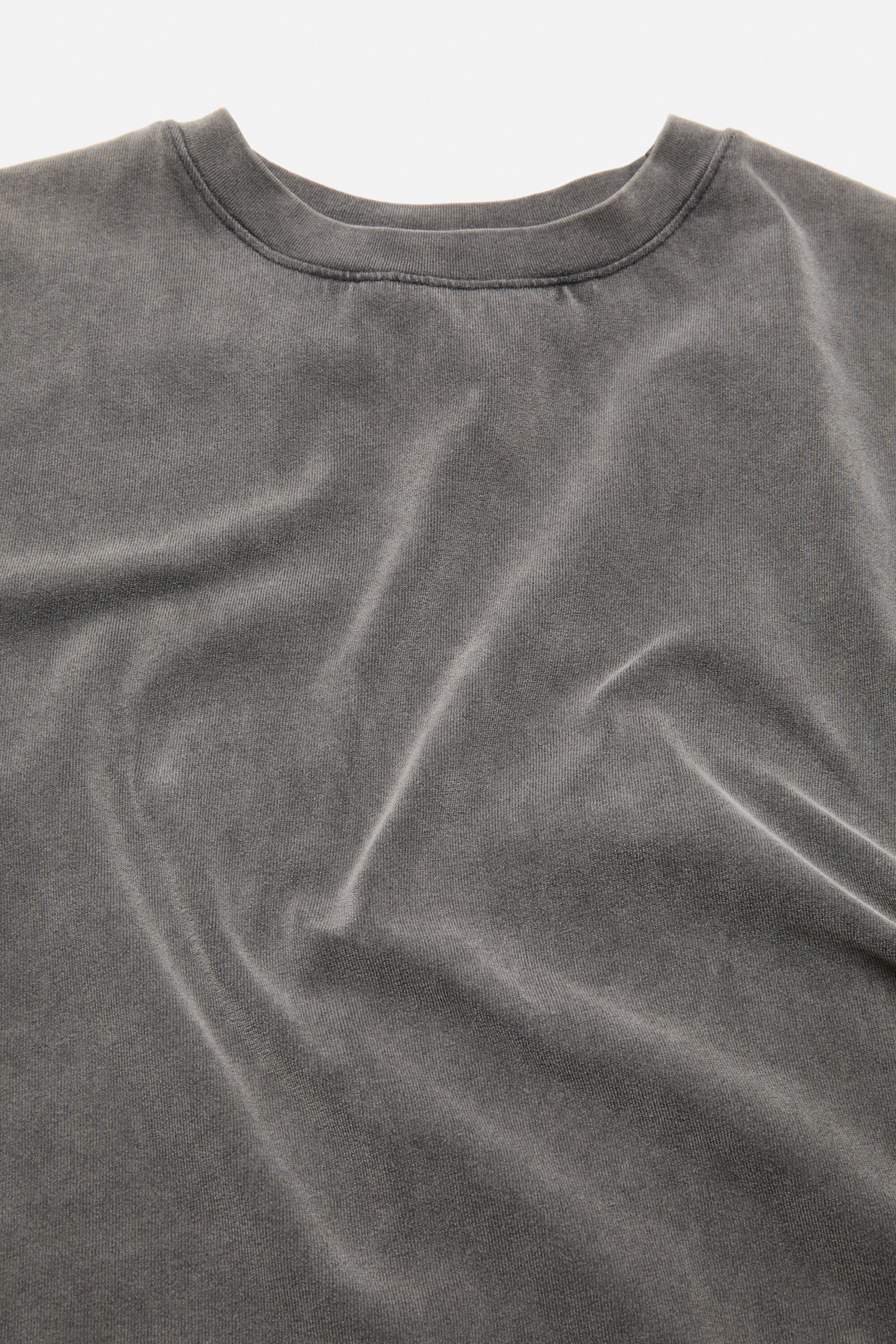 Acne Studios - Cotton crewneck t-shirt - Faded black