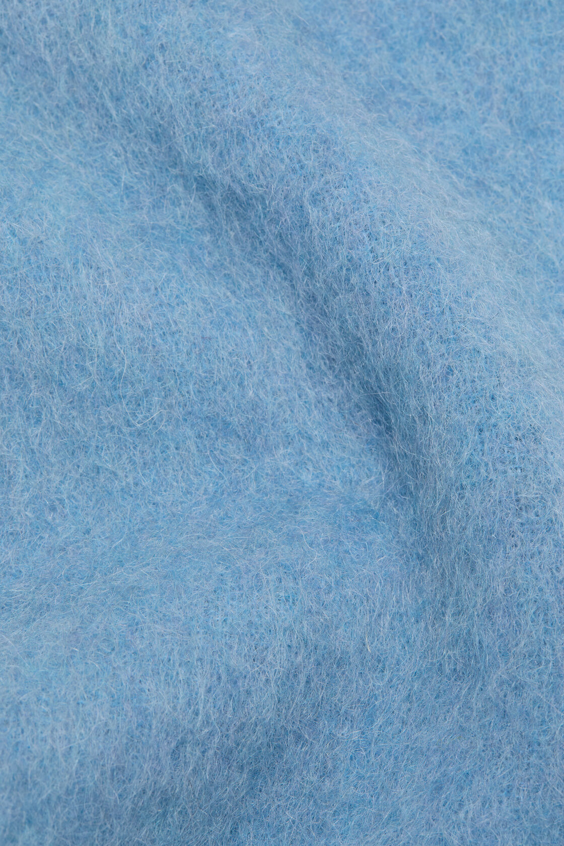 Skinny mohair scarf, Light blue, 2000x