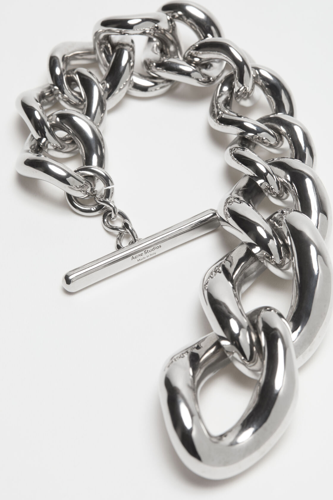 Chunky chain bracelet, Silver, 2000x