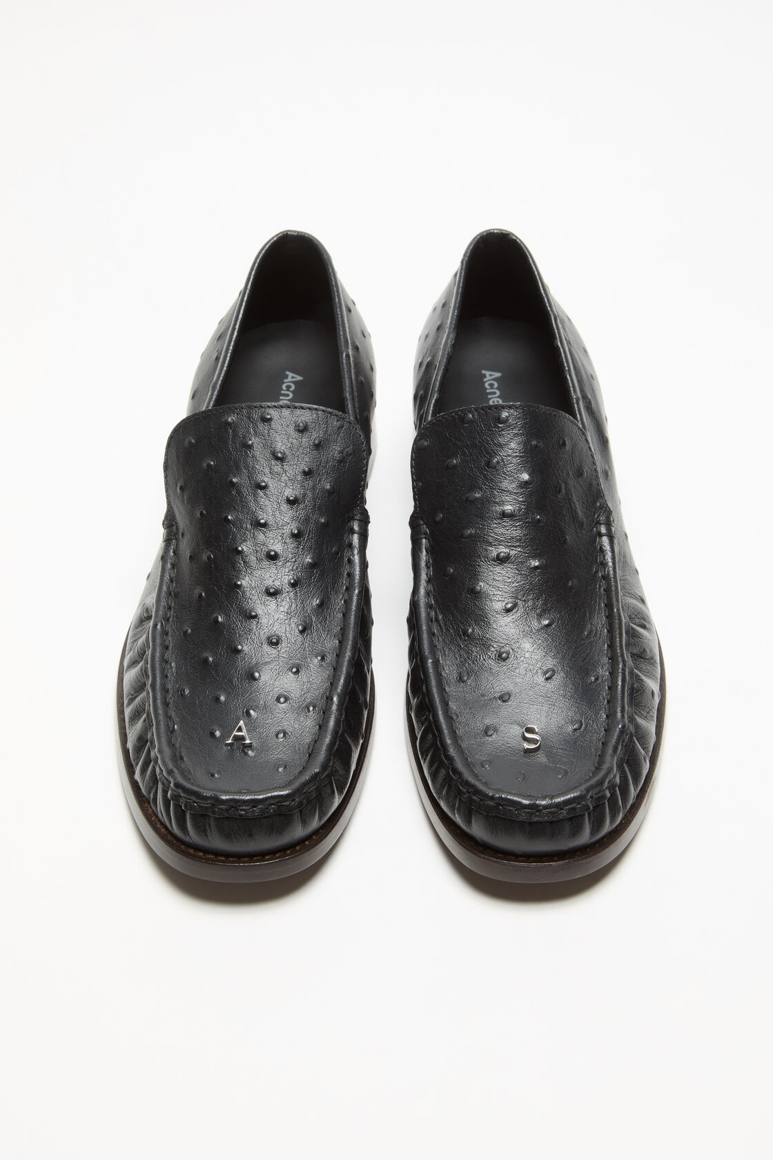 Leather loafers, Black, 2000x