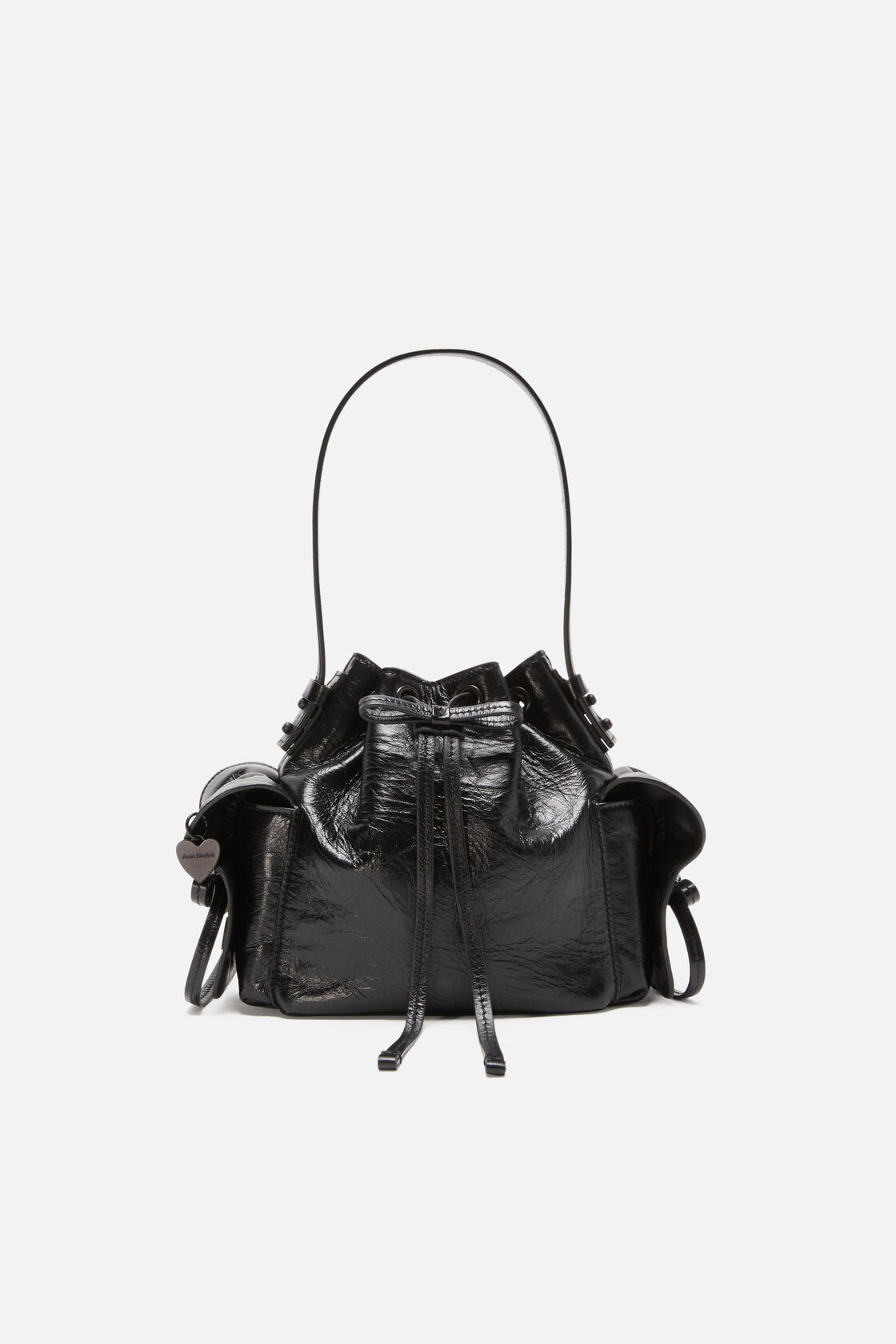 Multipocket Mini Bucket Bag, Black, 2000x