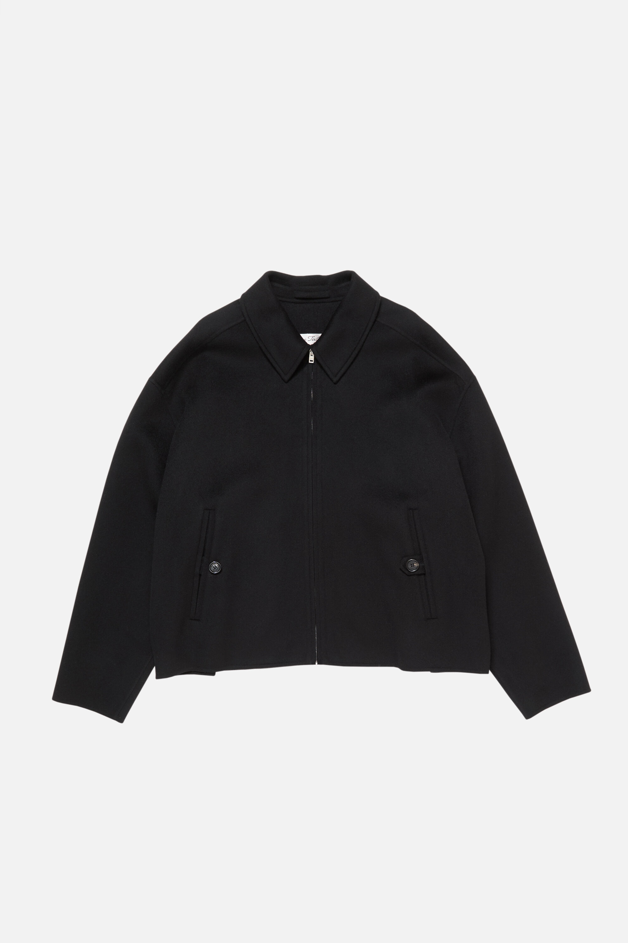 【ほぼ未使用】Acne Studios カシミヤジャケット メンズブラック44 Acne Studios: ブラック カシミヤ ジャケット | SSENSE 日本