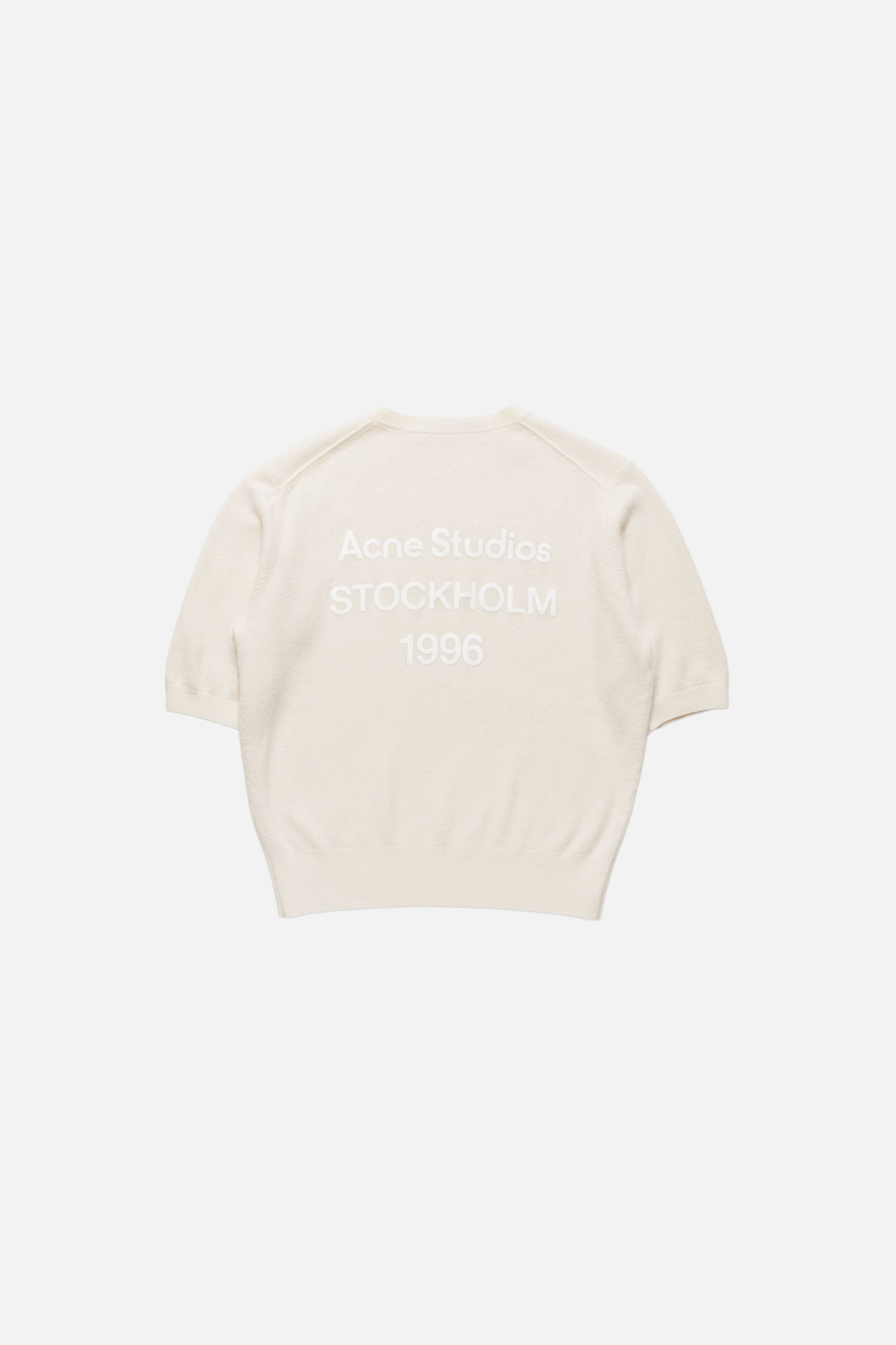 Acne Studios - Cashmere logo knit - White