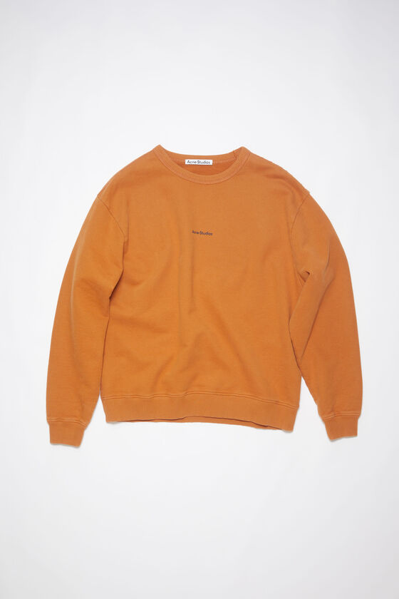 Acne Studios - Stamp logo sweatshirt - Burnt orange