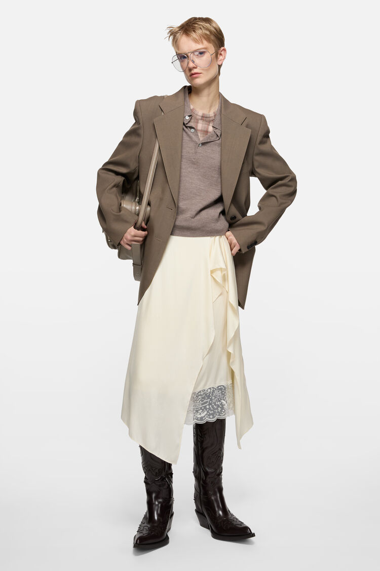 FN-WN-SKIR000888, Cream white