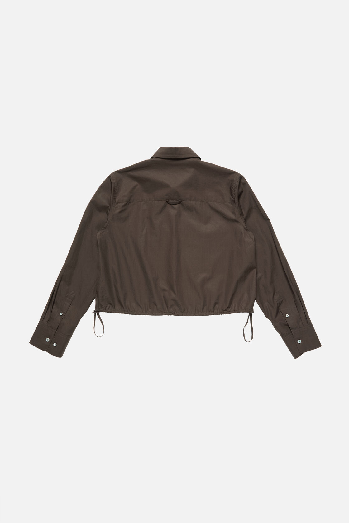 Button-up over shirt, Cacao brown, 2000x