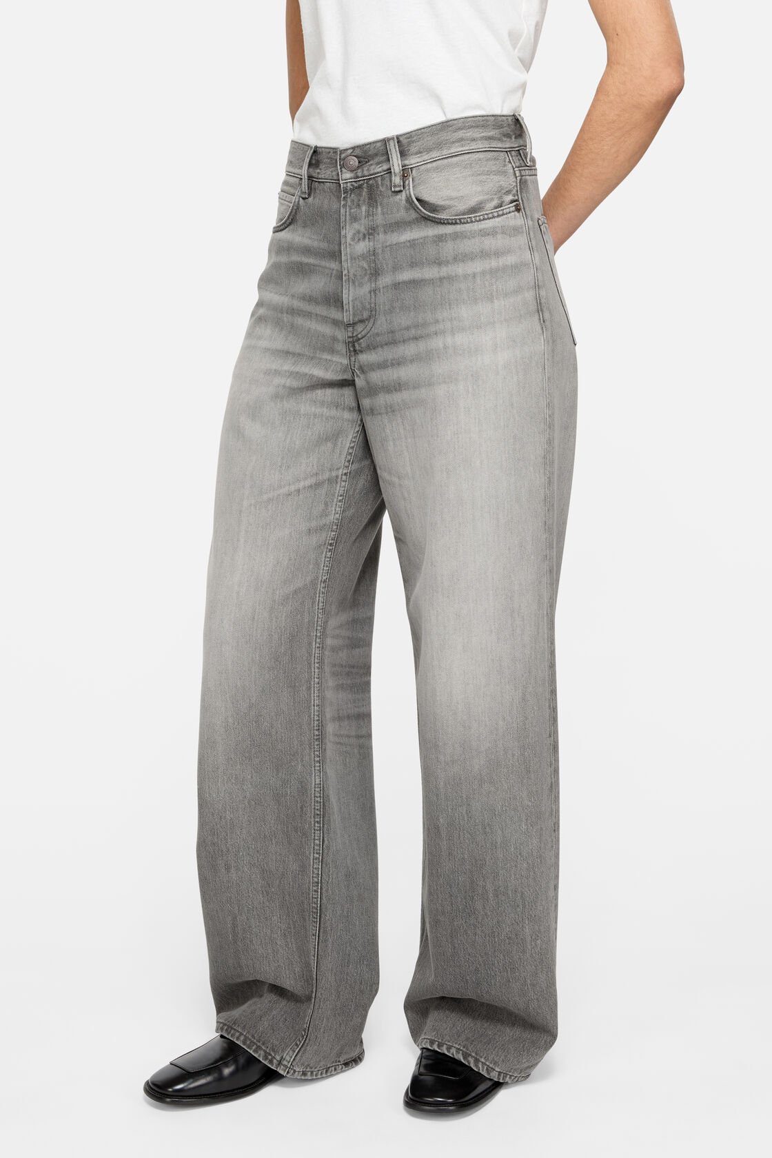 Loose fit jeans - 1981, Ash grey, 2000x