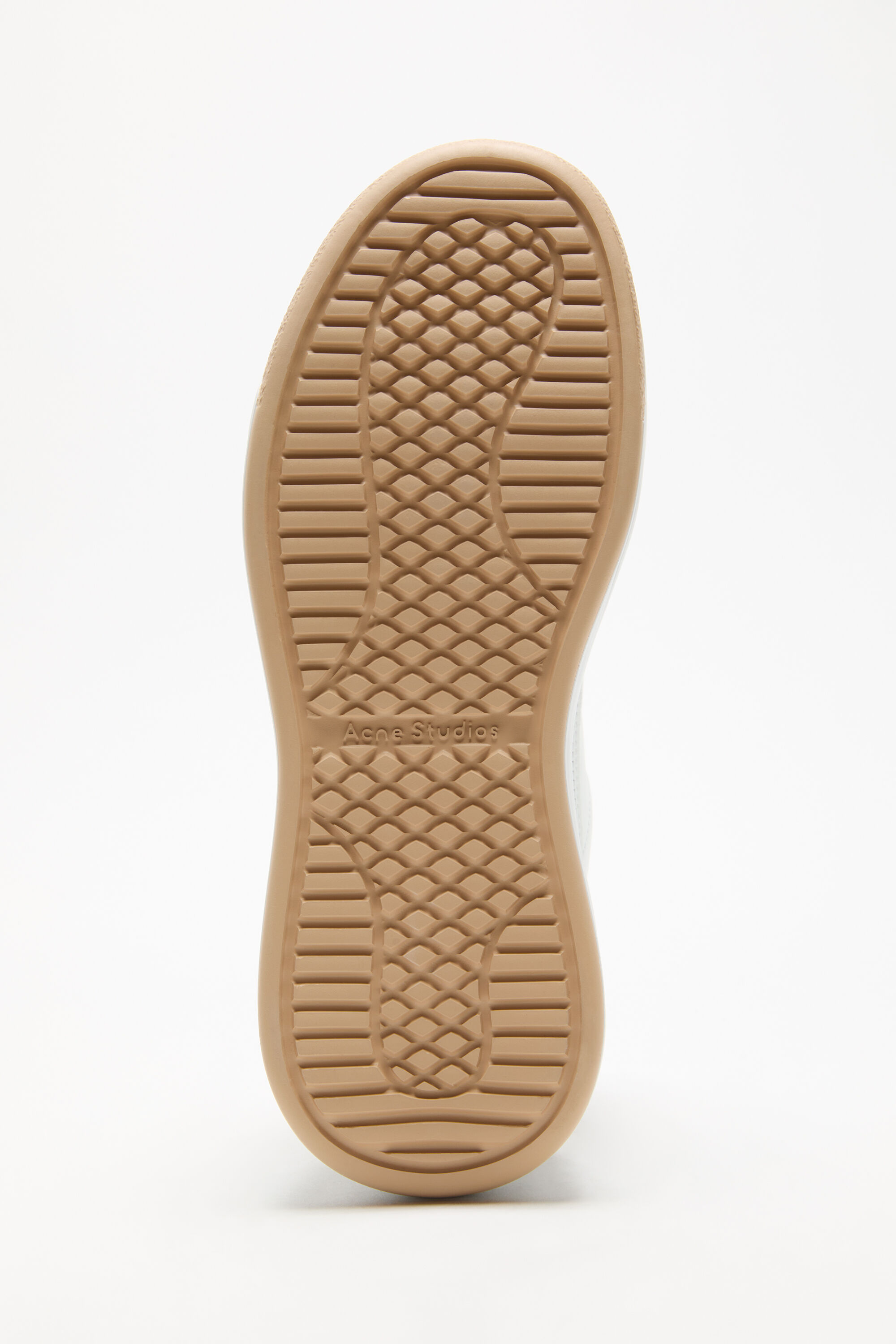 Acne Studios - Leather Velcro Sneakers - Sand beige/optic white
