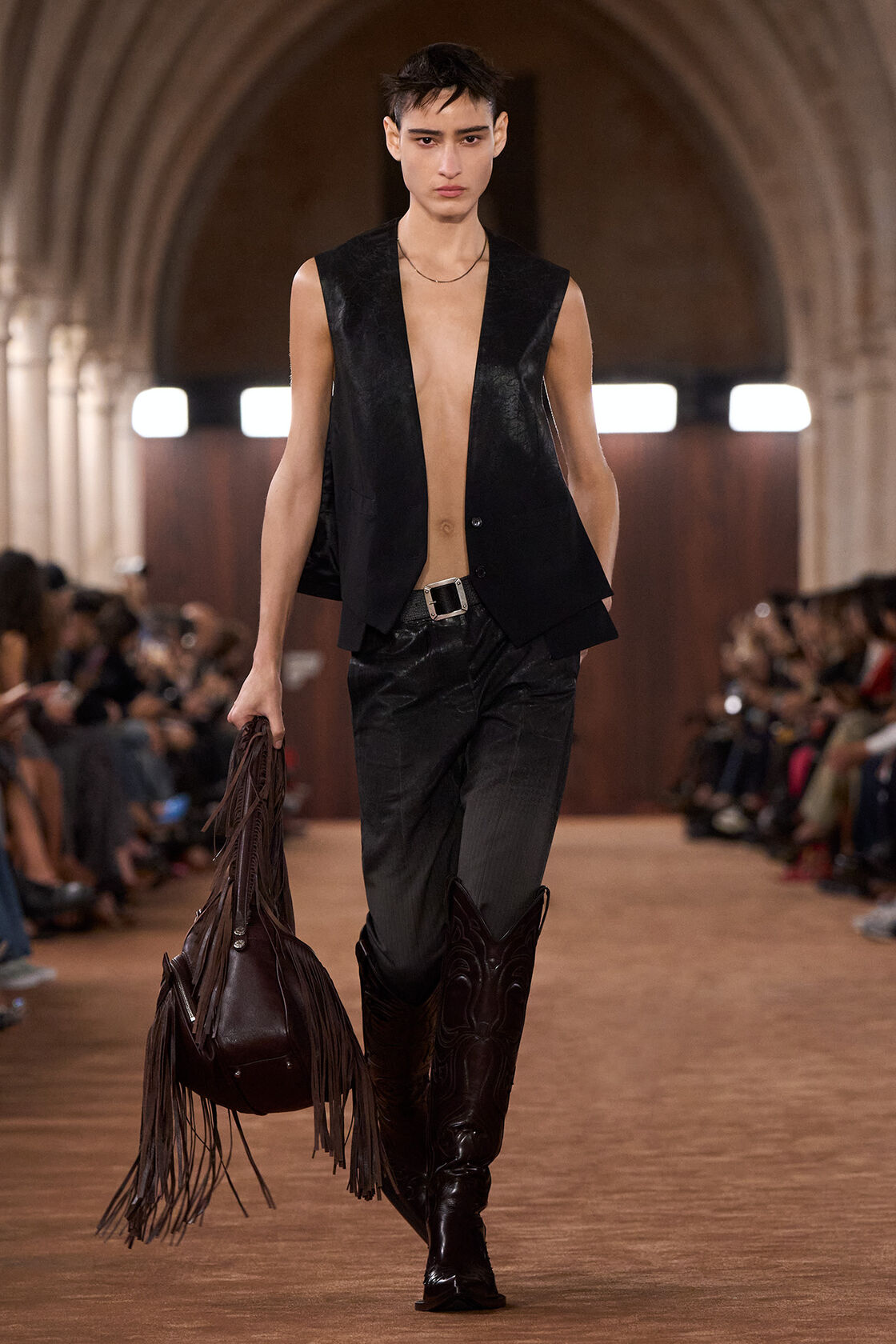 Degrad&eacute; vest, Black, 2000x